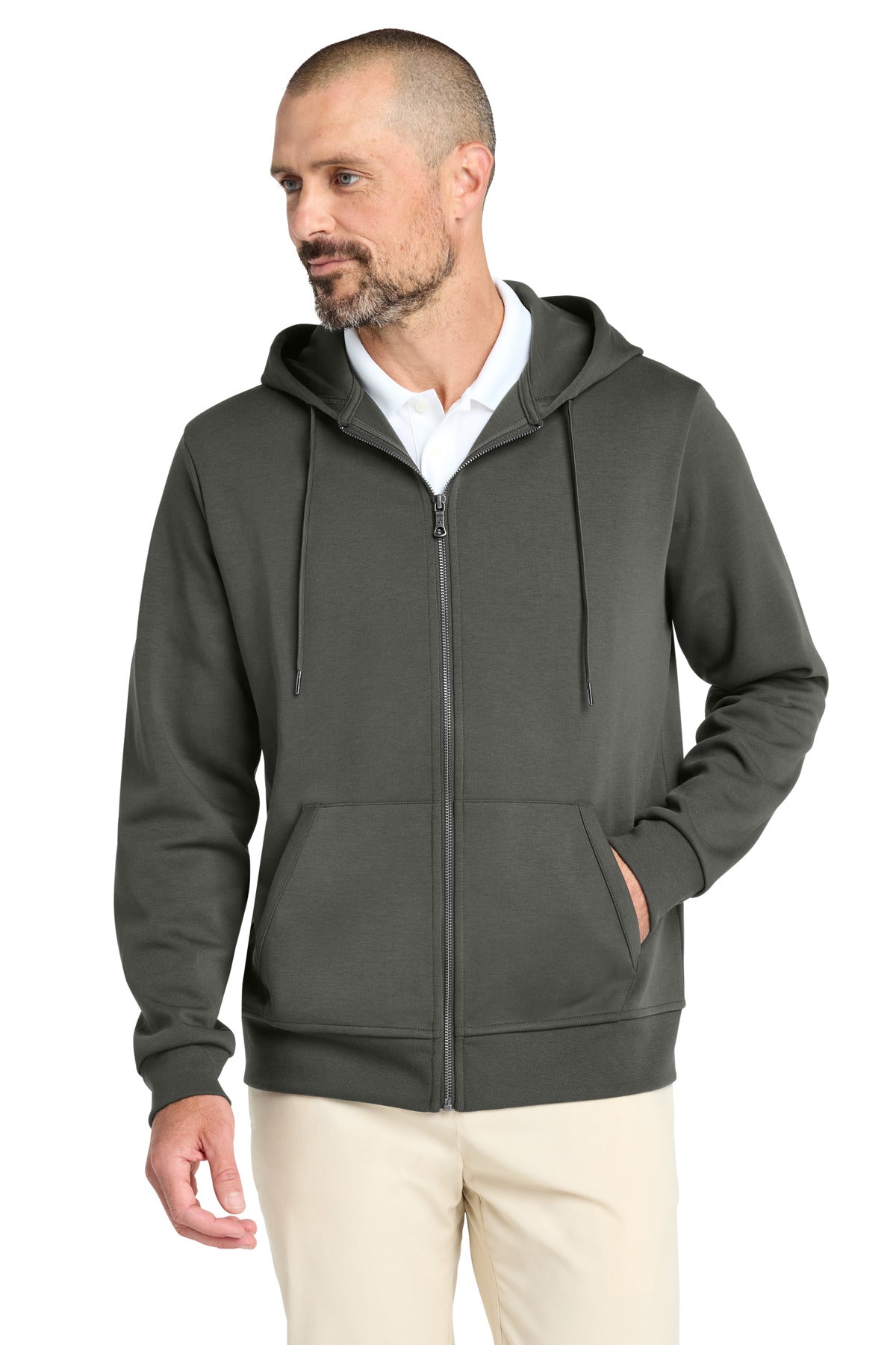 Brooks Brothers® Double-Knit Full-Zip Hoodie BB18208