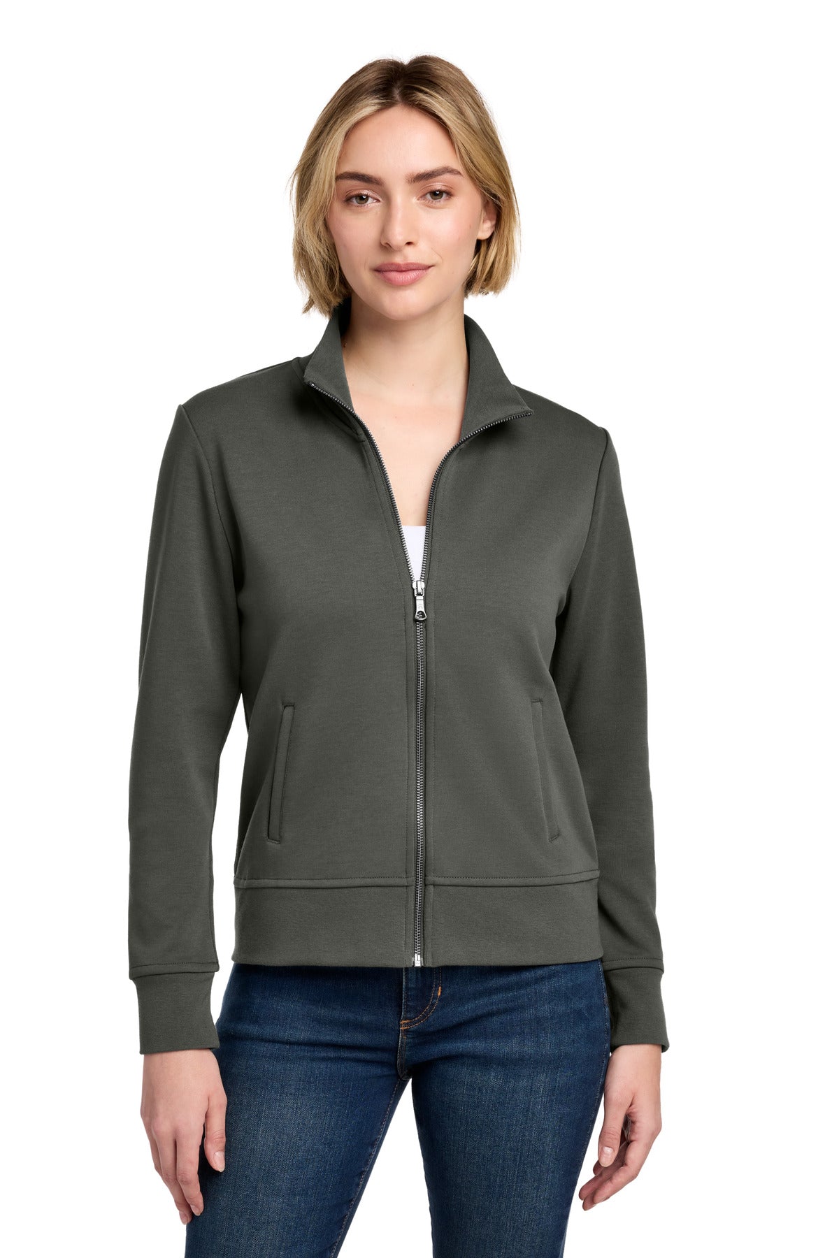 Brooks Brothers® Women's Double-Knit Full-Zip BB18211