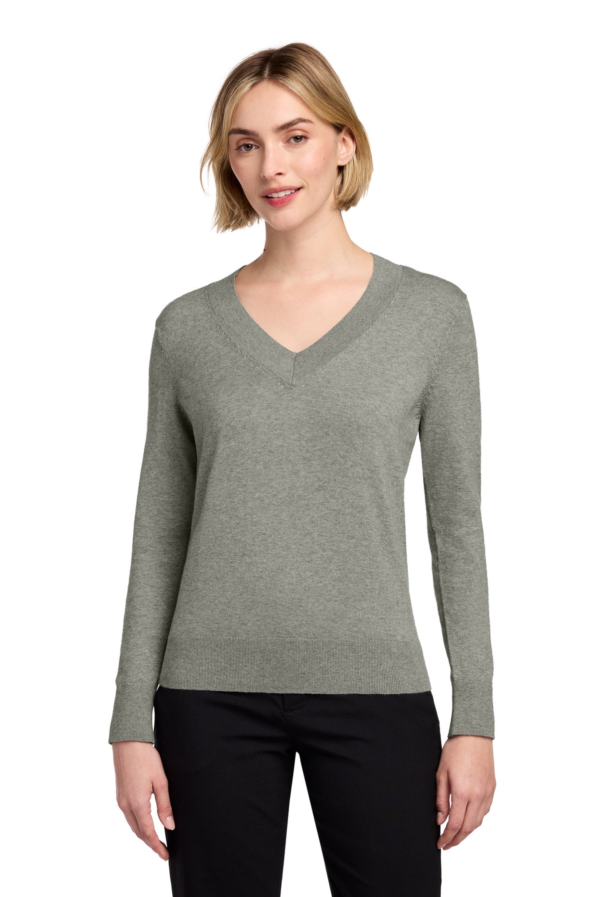 Brooks Brothers® Women's Cotton Stretch V-Neck Sweater BB18401