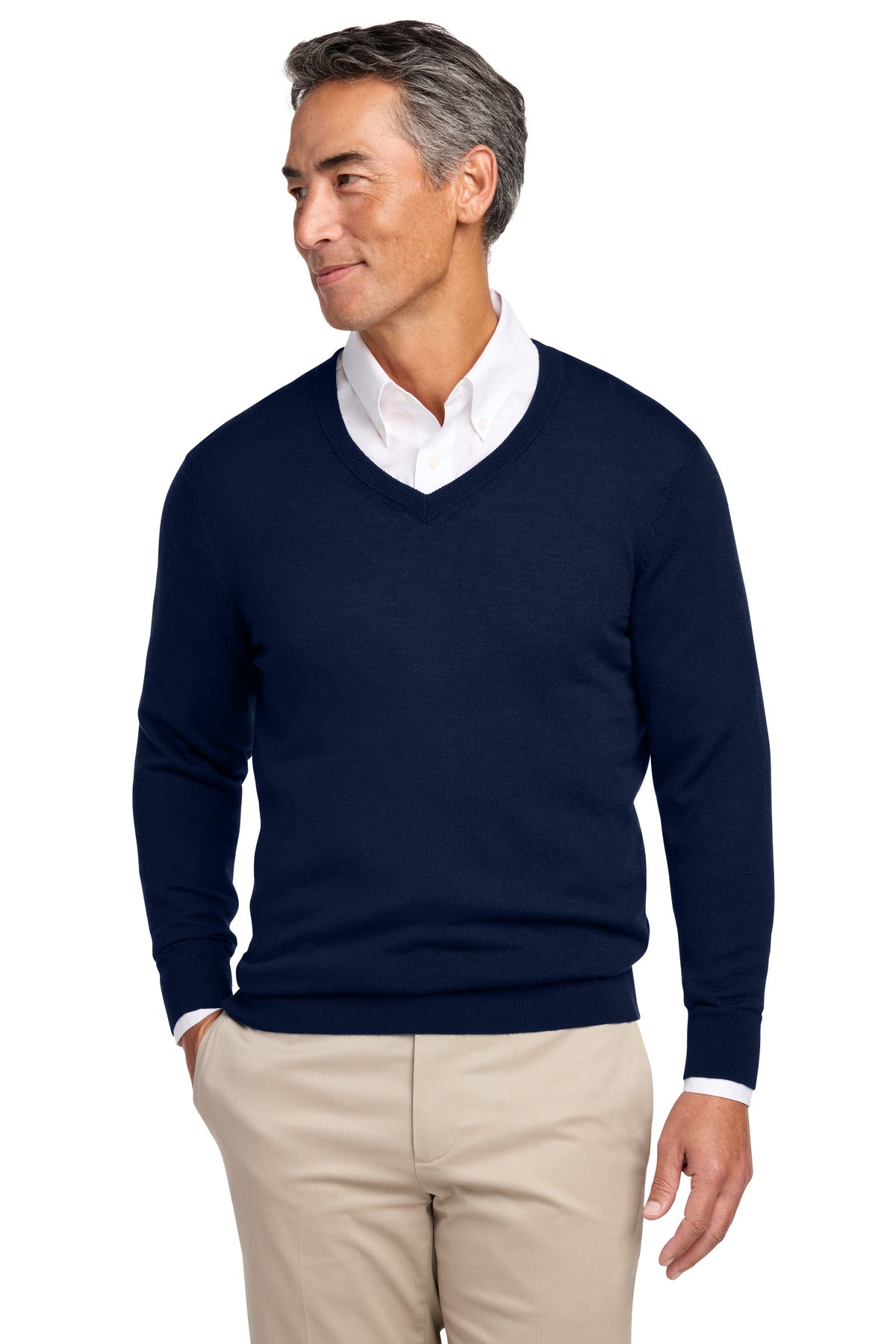 Brooks Brothers® Washable Merino V-Neck Sweater BB18410