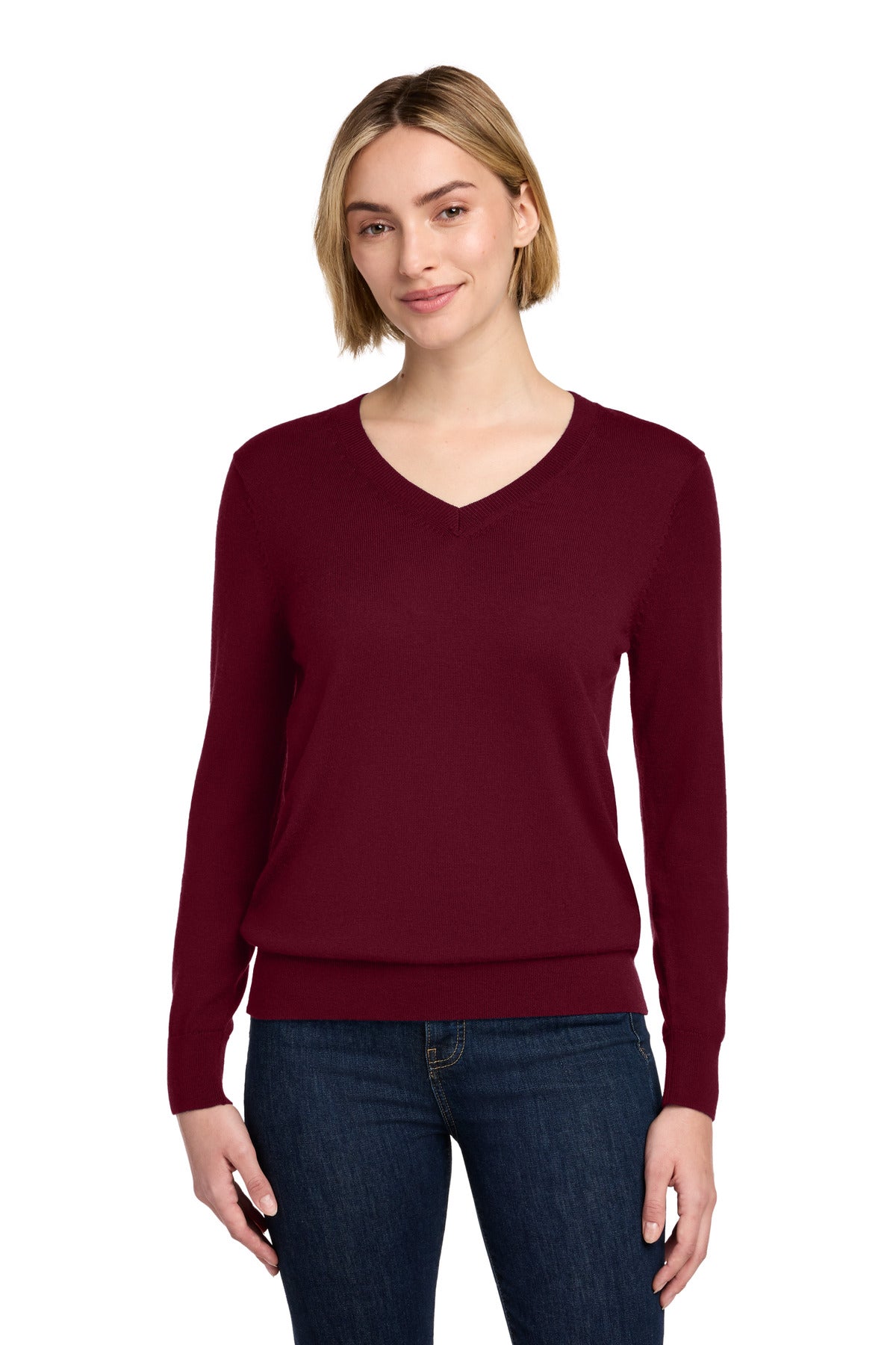 Brooks Brothers® Women's Washable Merino V-Neck Sweater BB18411
