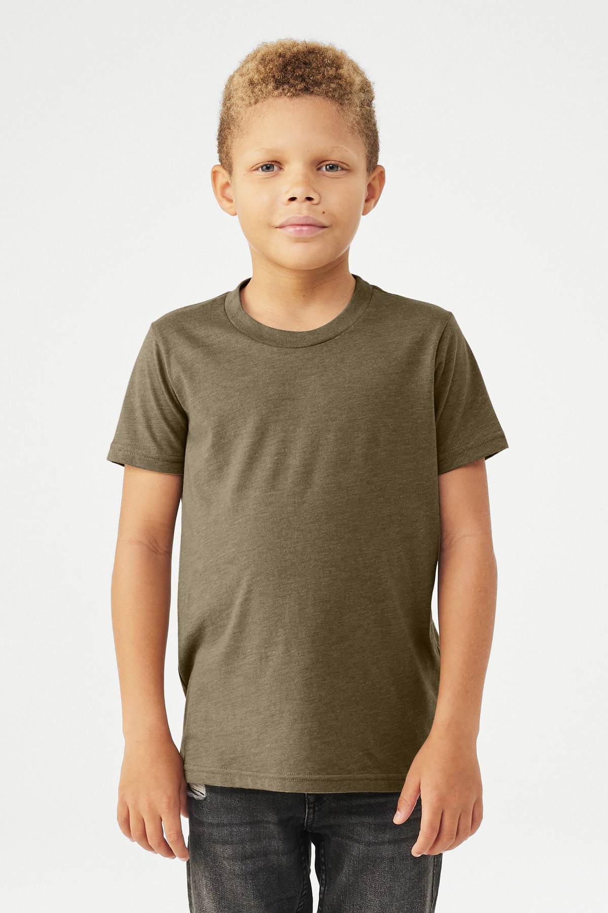 BELLA+CANVAS® Youth Heather CVC Tee BC3001YCVC