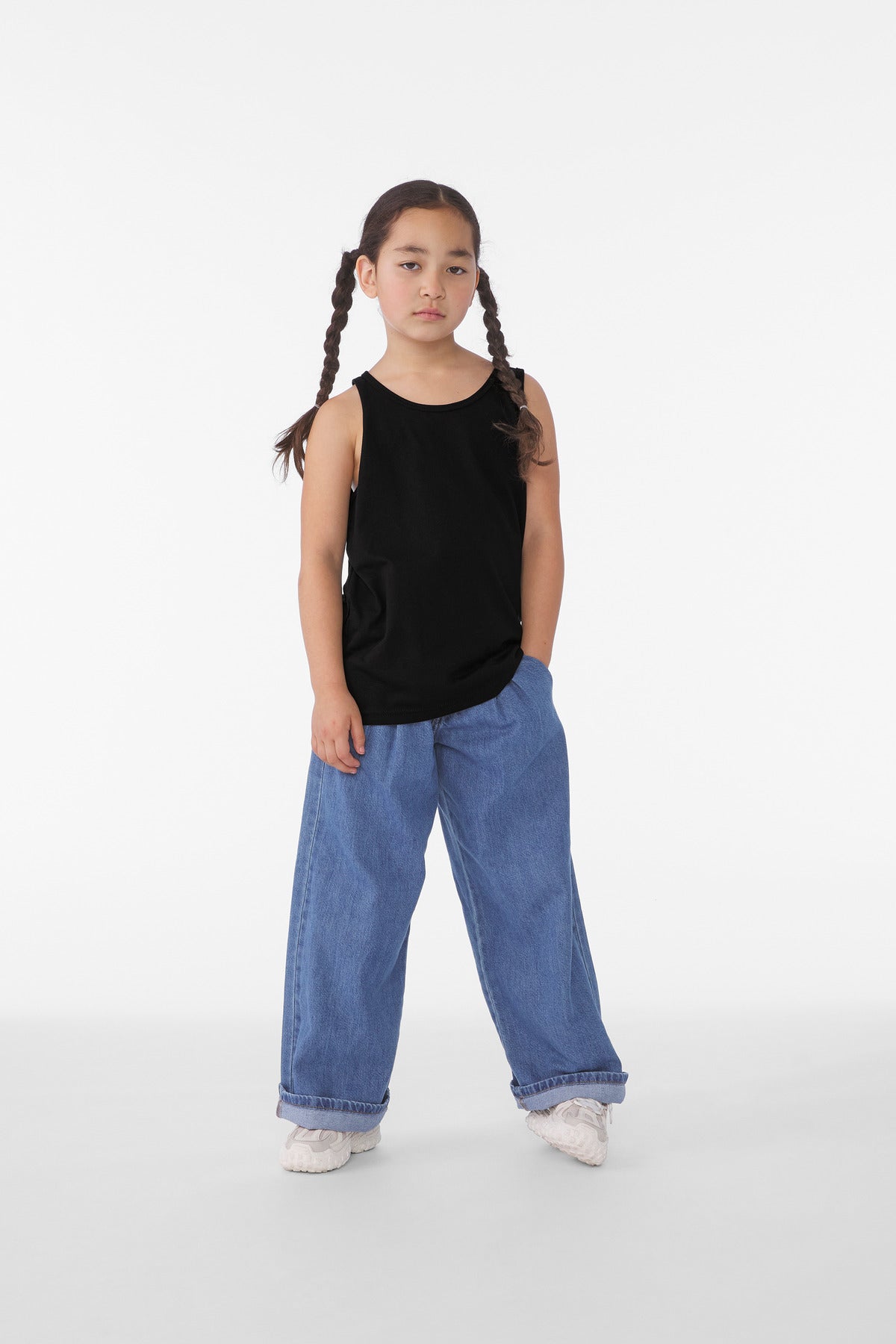 BELLA+CANVAS® Youth Heather CVC Tank BC3480YCVC