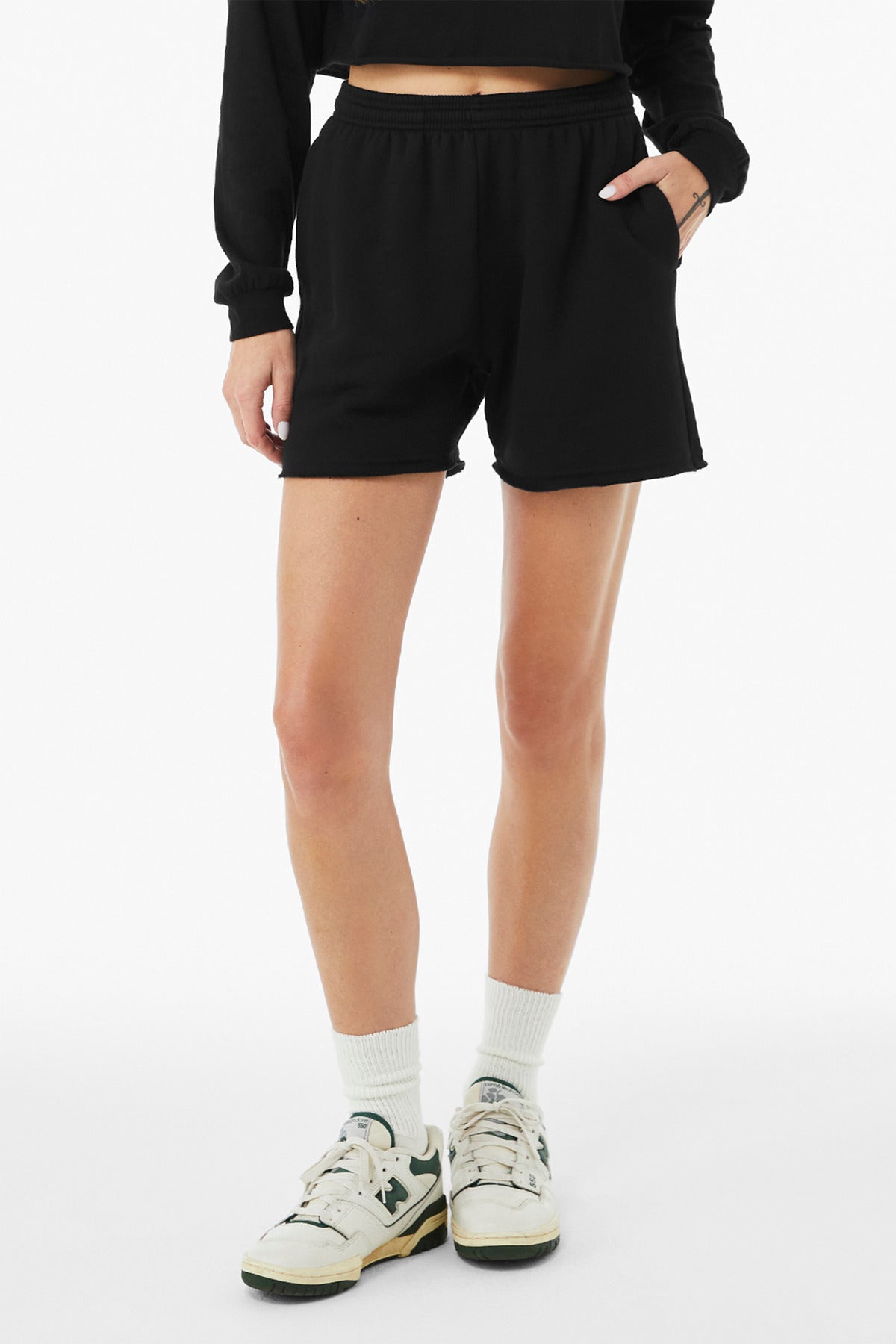 BELLA+CANVAS® Women's Cutoff Sweatshort BC3787
