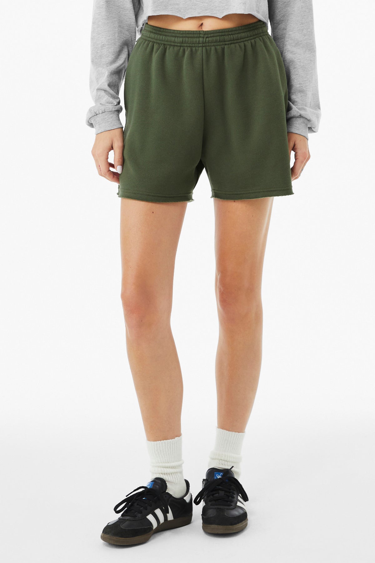 BELLA+CANVAS® Women's Cutoff Sweatshort BC3787