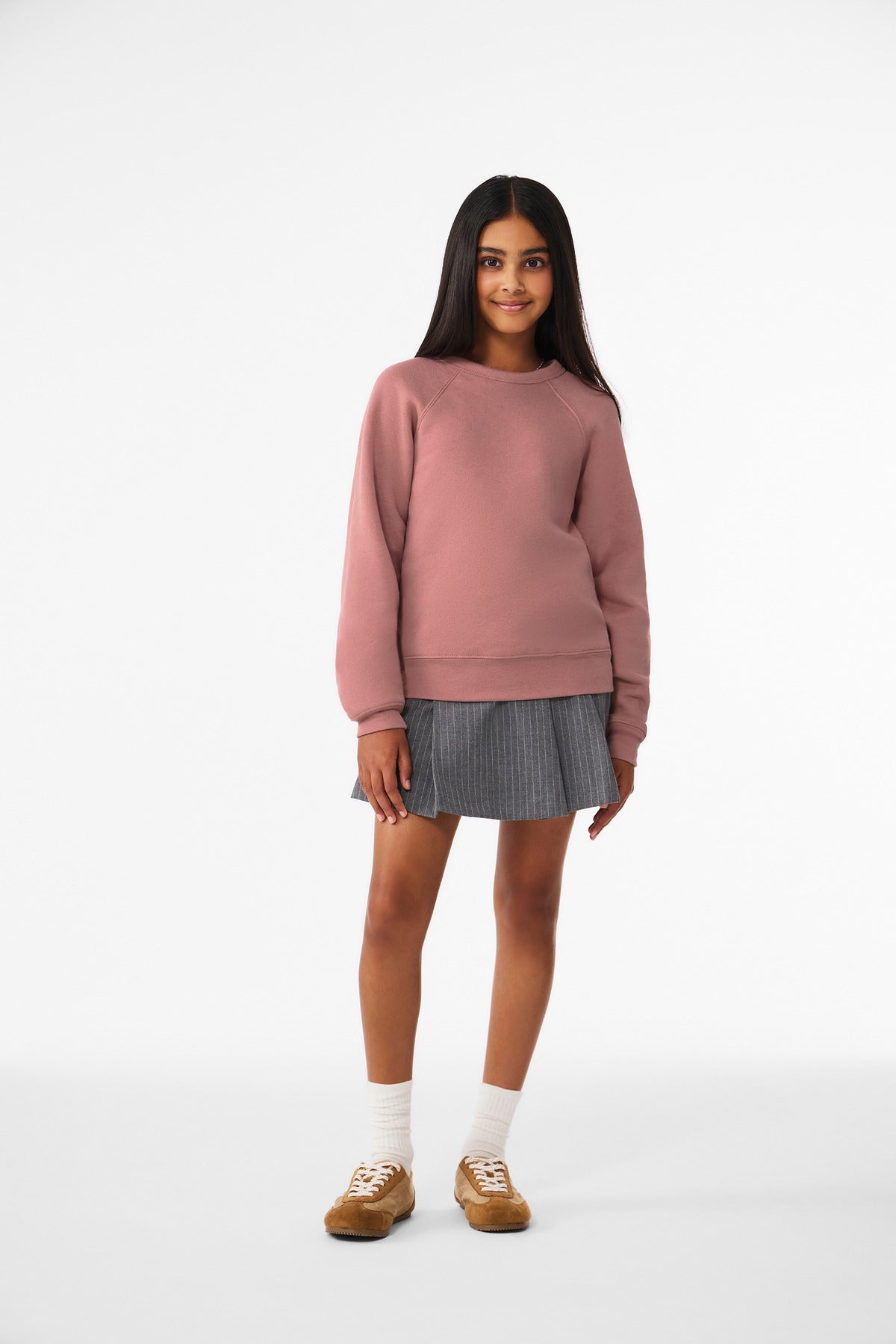 BELLA+CANVAS® Youth Sponge Fleece Raglan Sweatshirt BC3901Y