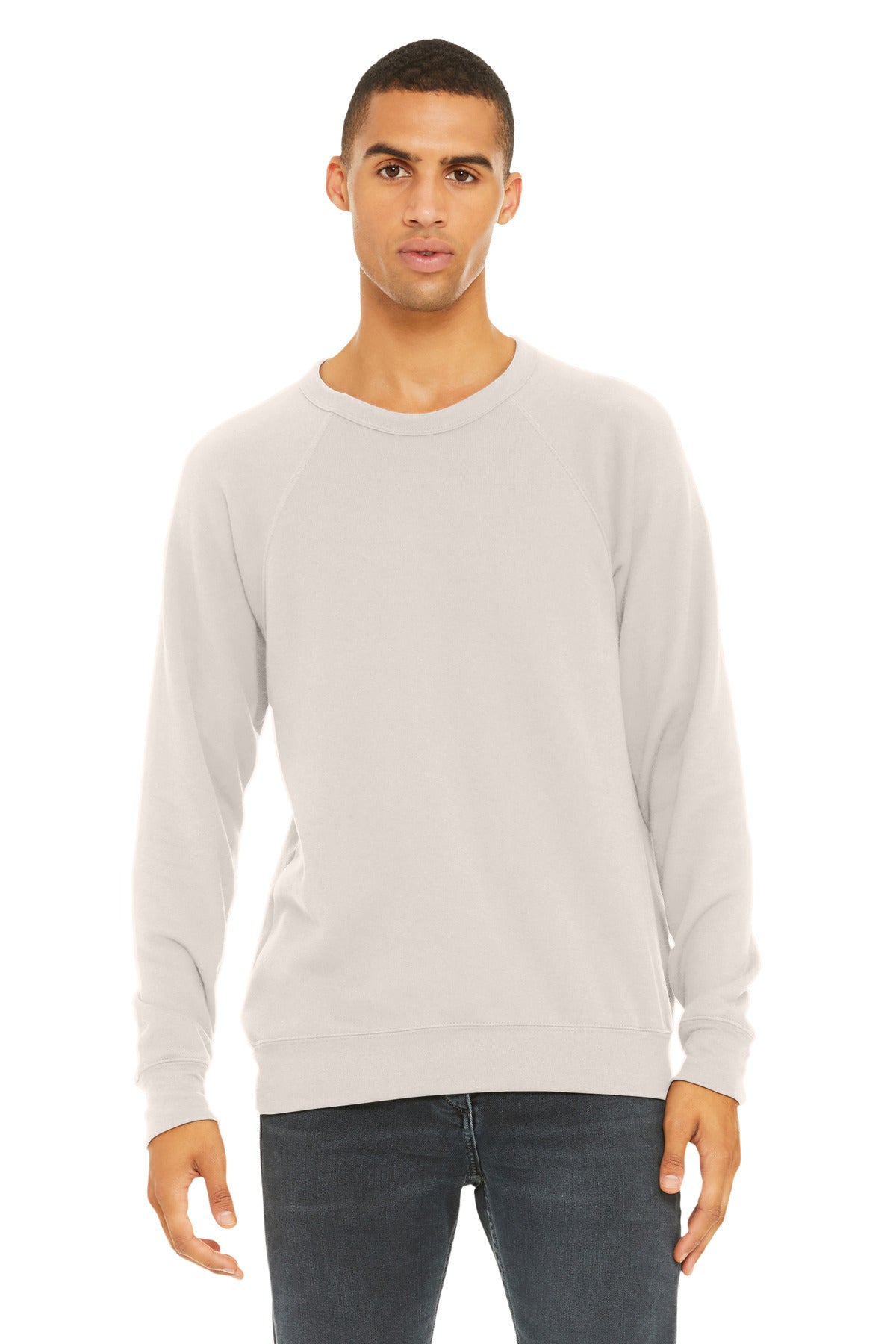 BELLA+CANVAS ® Unisex Sponge Fleece Raglan Sweatshirt. BC3901
