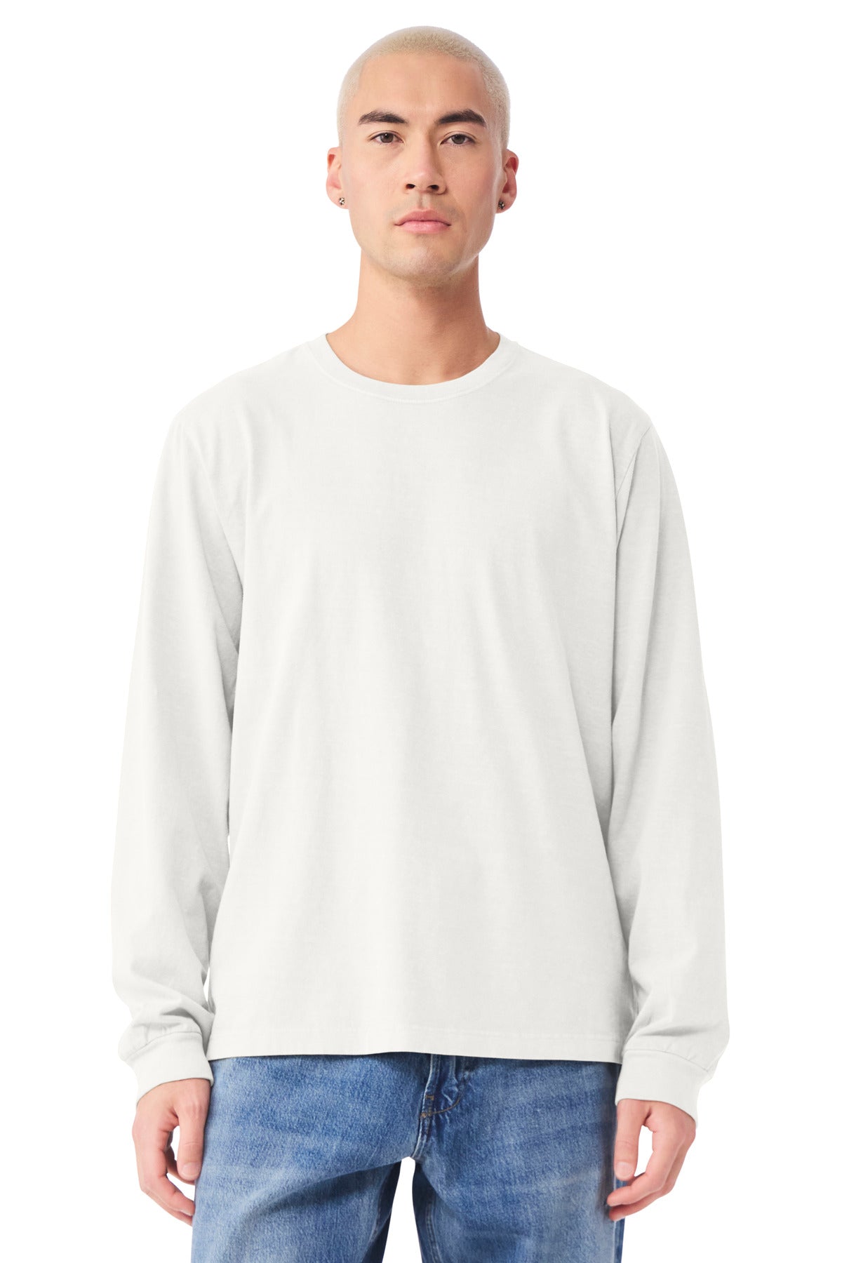 BELLA+CANVAS® Unisex Heavyweight Garment-Dyed Long Sleeve Tee BC4851GD