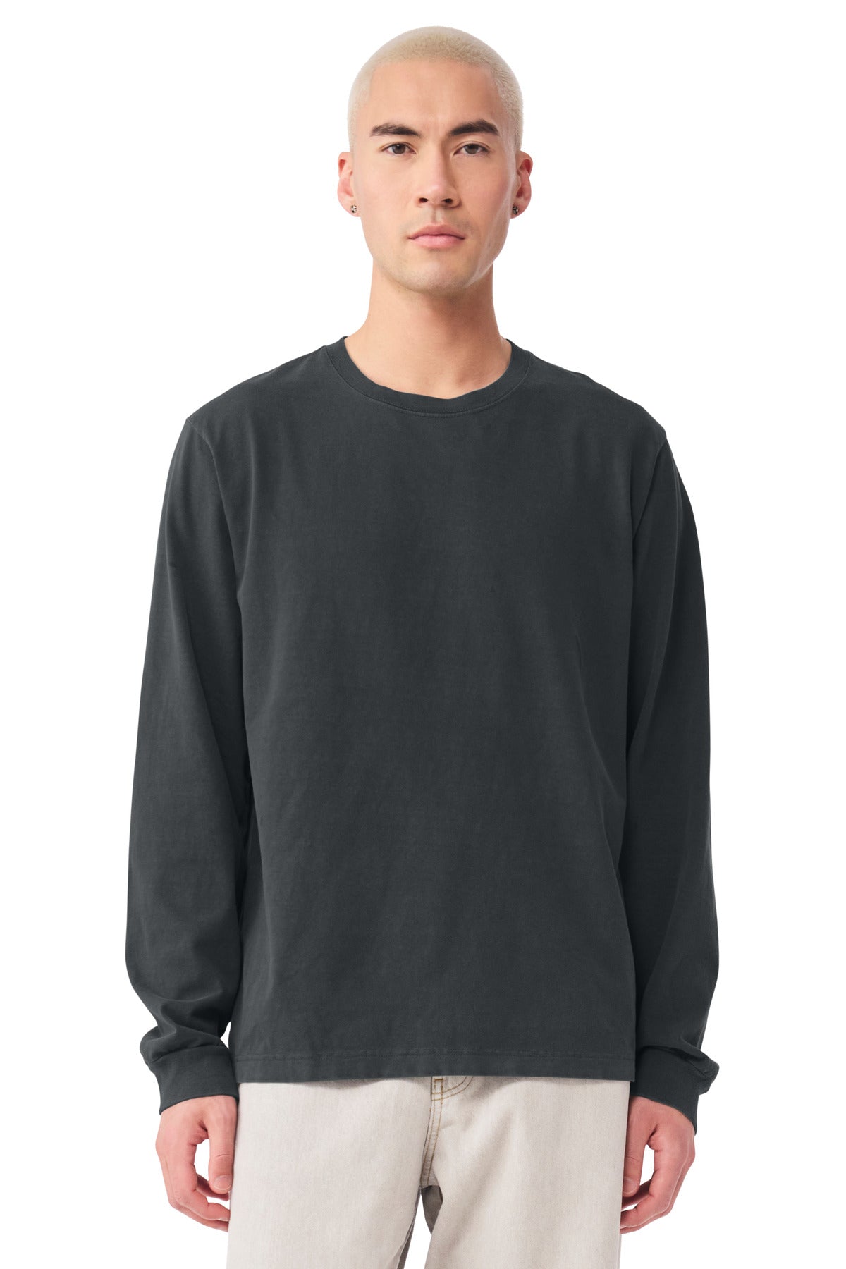 BELLA+CANVAS® Unisex Heavyweight Garment-Dyed Long Sleeve Tee BC4851GD