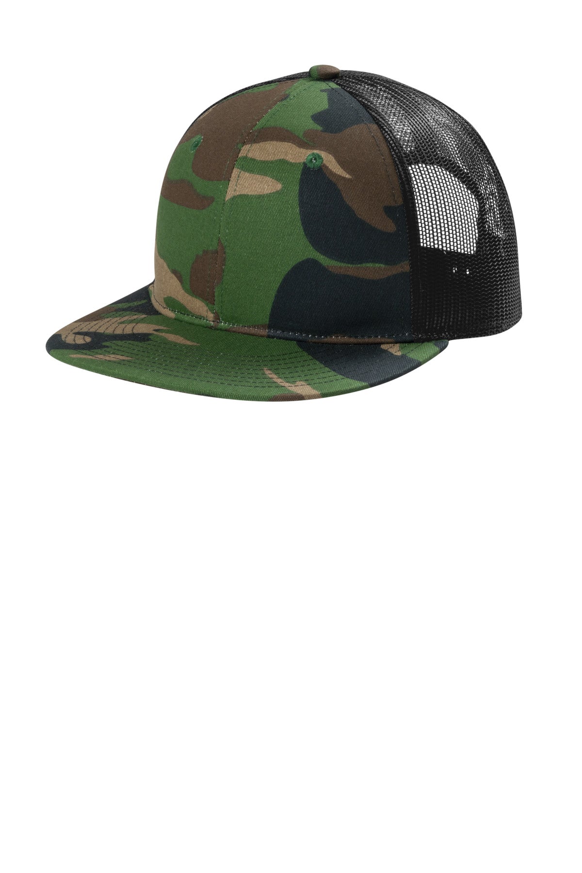 Port Authority® Snapback Flat Bill Trucker Cap C407