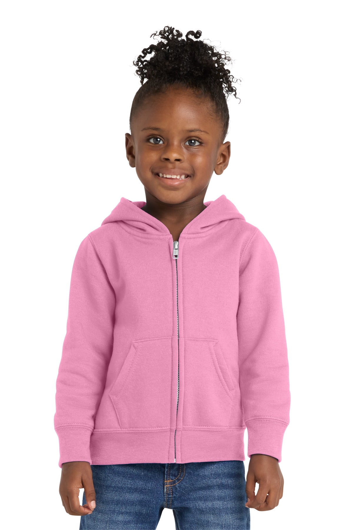 Port & Co® Toddler Core Fleece Full-Zip Hooded Sweatshirt. CAR78TZH