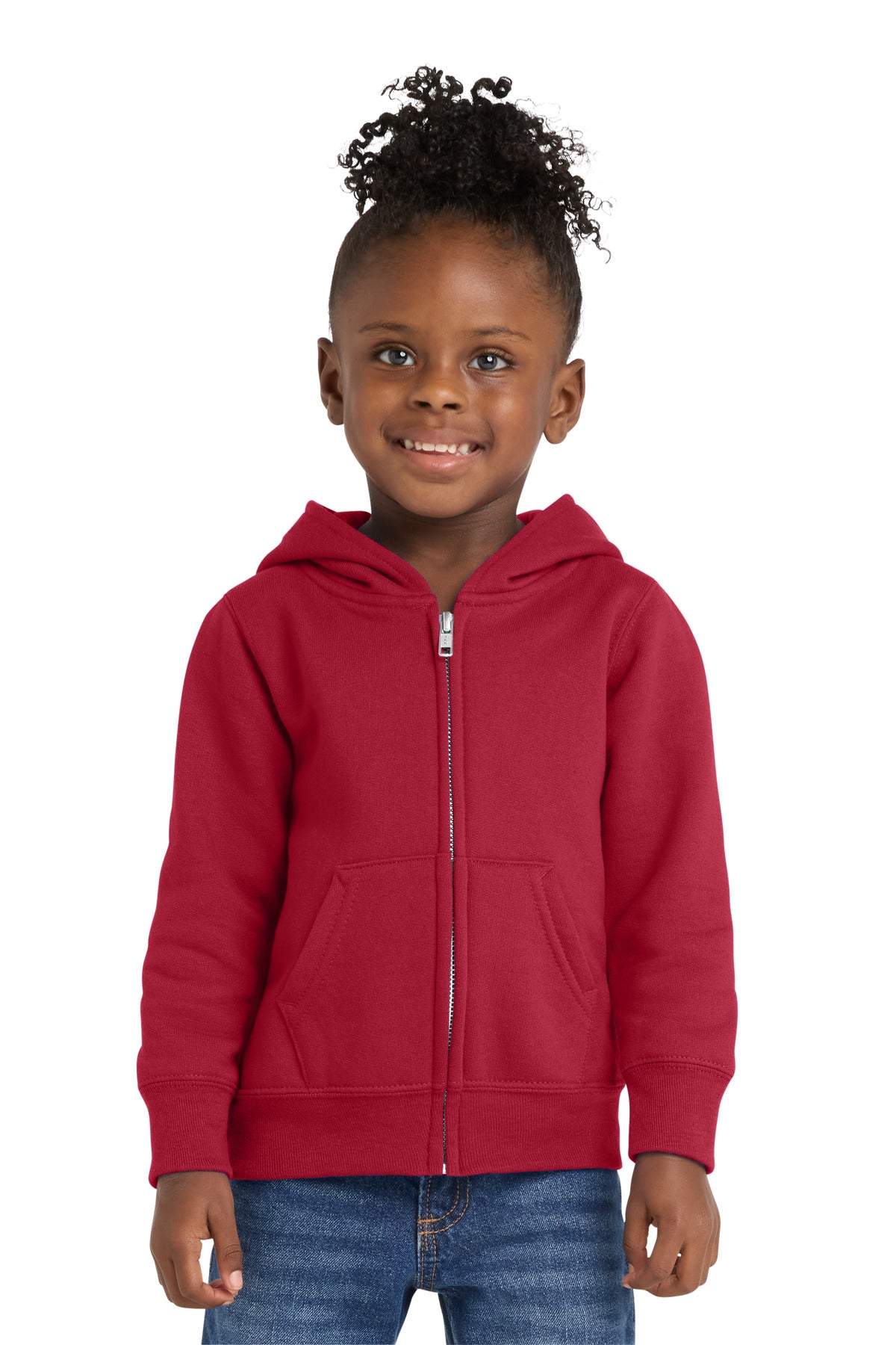 Port & Co® Toddler Core Fleece Full-Zip Hooded Sweatshirt. CAR78TZH