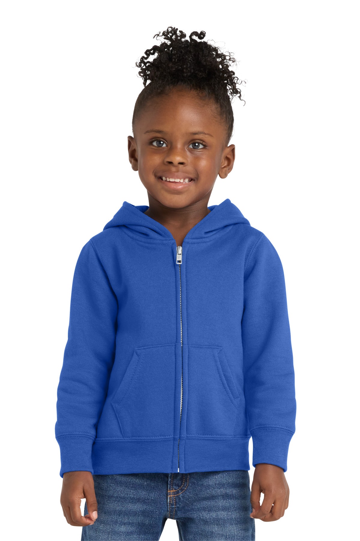 Port & Co® Toddler Core Fleece Full-Zip Hooded Sweatshirt. CAR78TZH