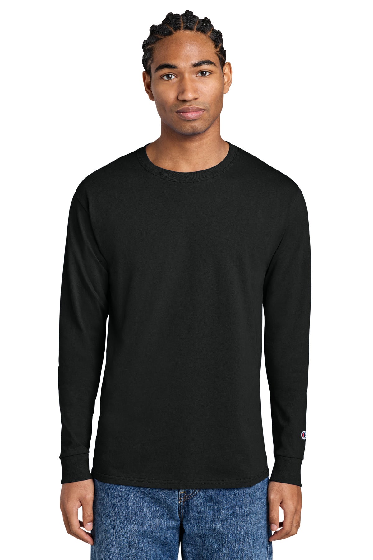 Champion® Jersey Long Sleeve Tee CC8C