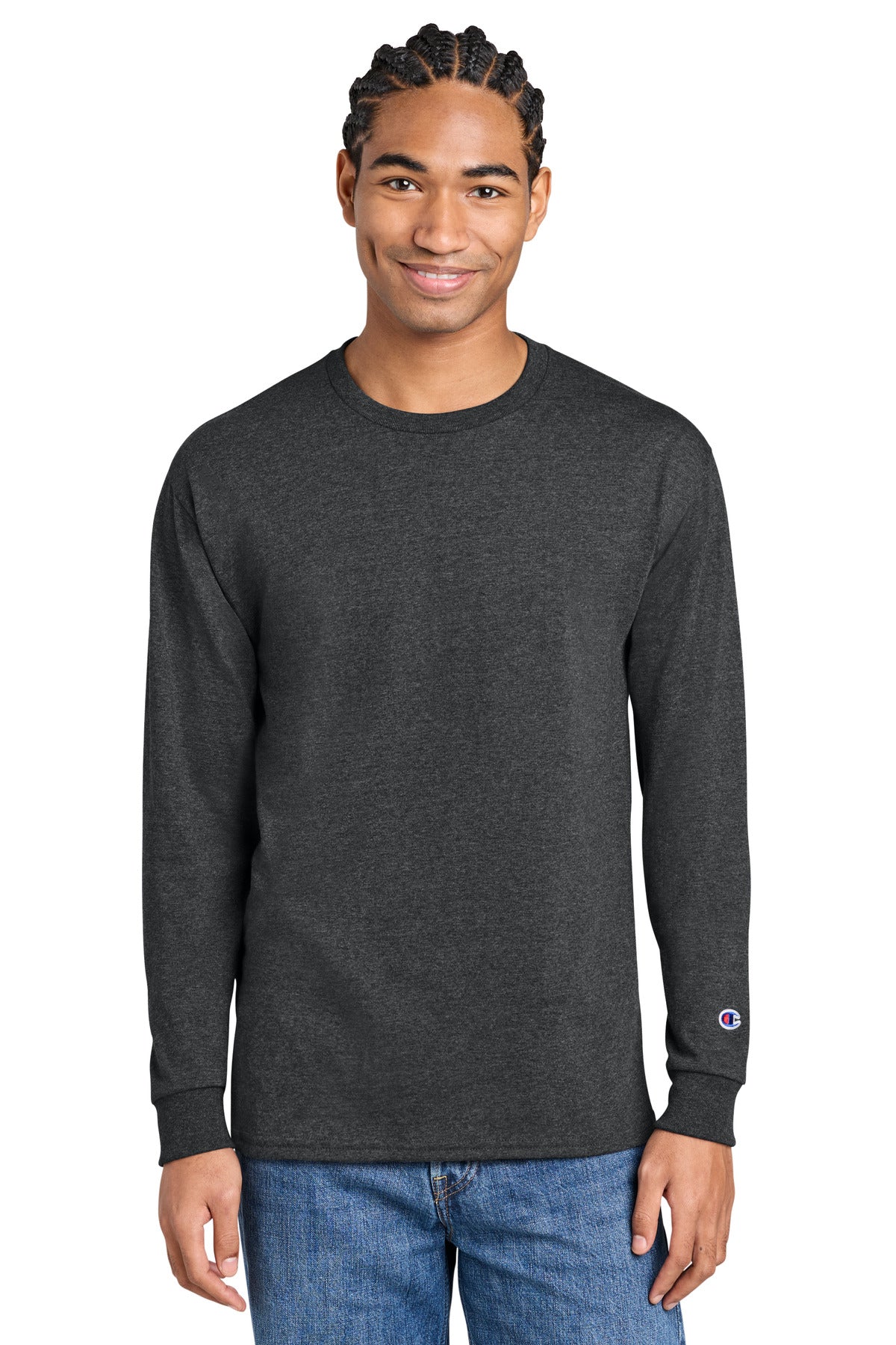Champion® Jersey Long Sleeve Tee CC8C