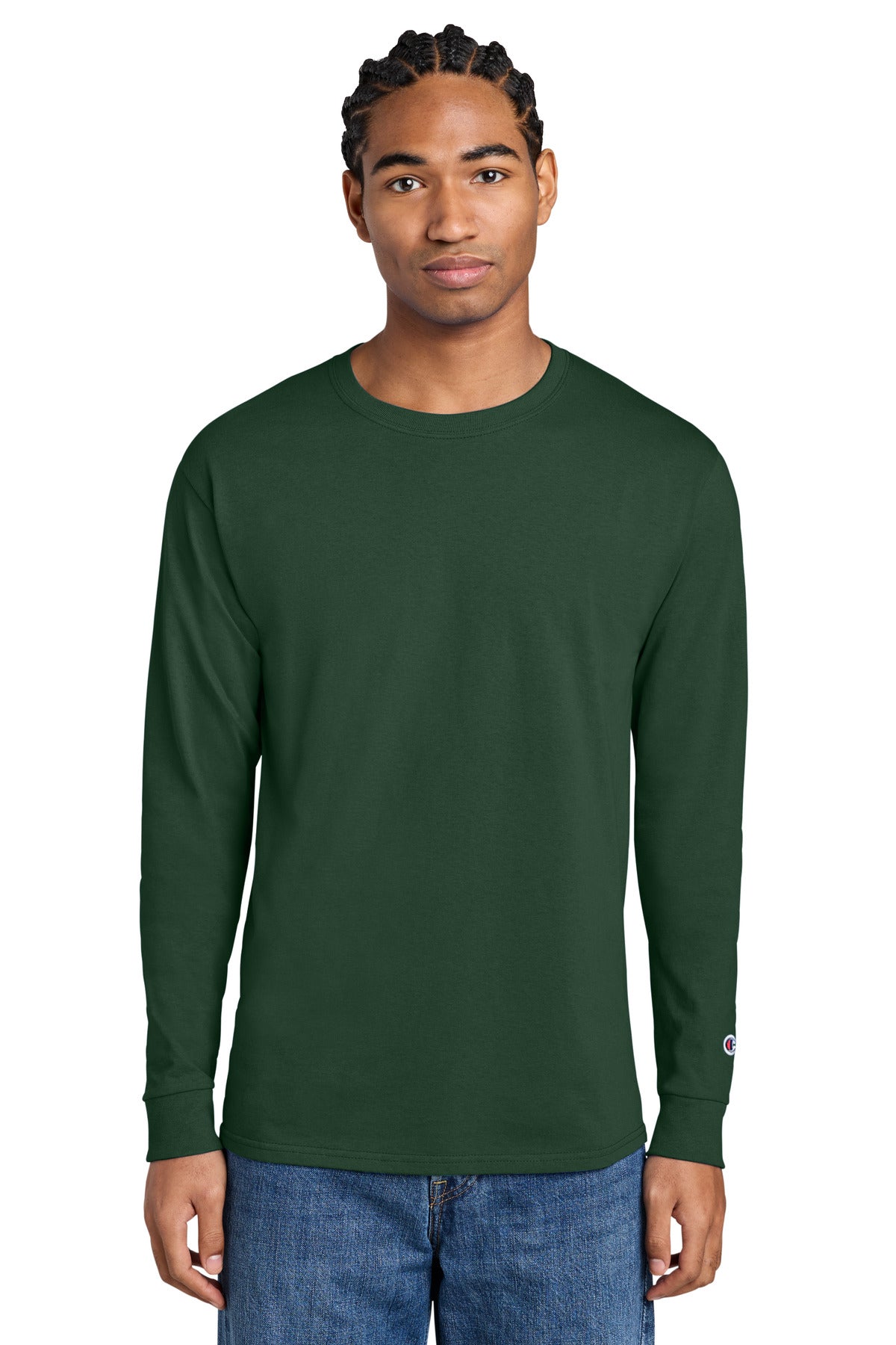 Champion® Jersey Long Sleeve Tee CC8C