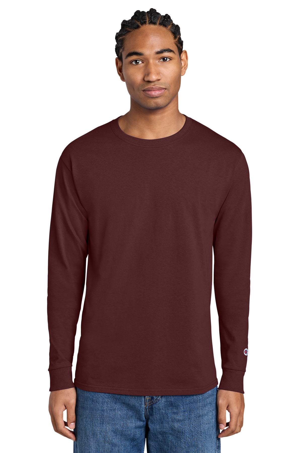 Champion® Jersey Long Sleeve Tee CC8C