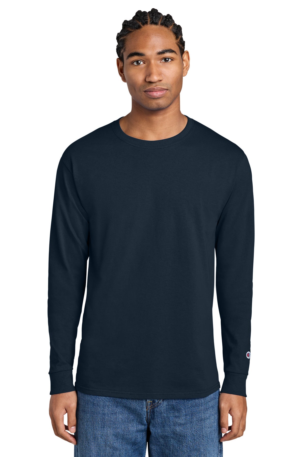 Champion® Jersey Long Sleeve Tee CC8C