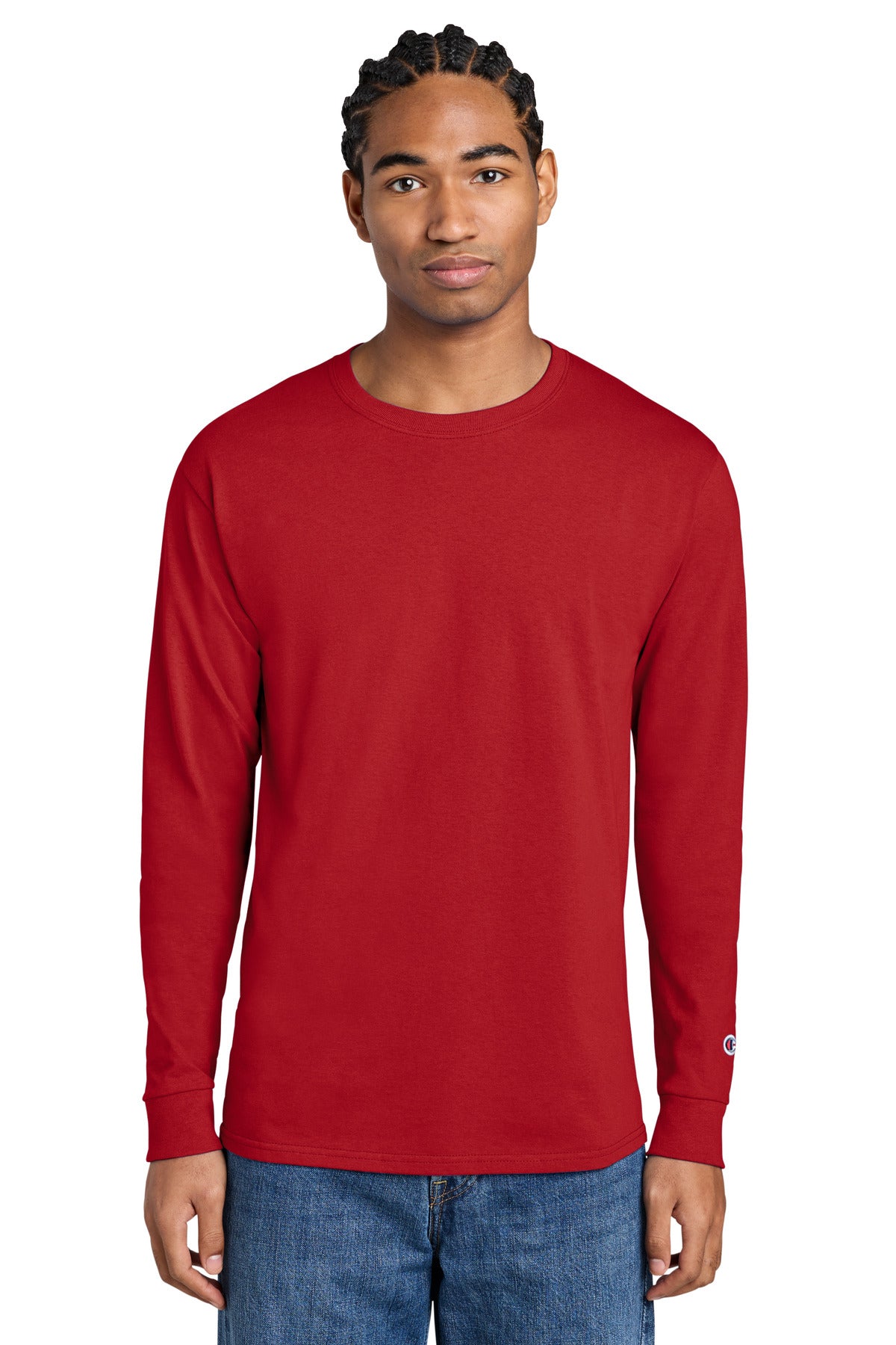 Champion® Jersey Long Sleeve Tee CC8C