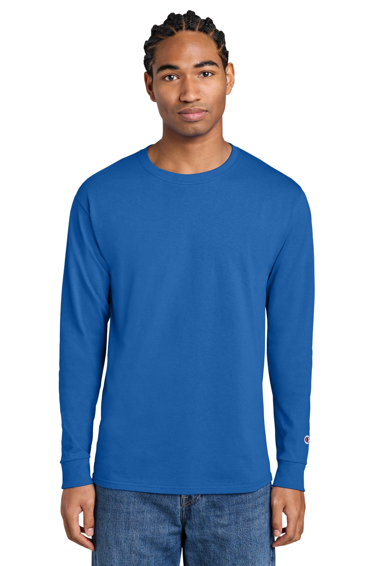 Champion® Jersey Long Sleeve Tee CC8C