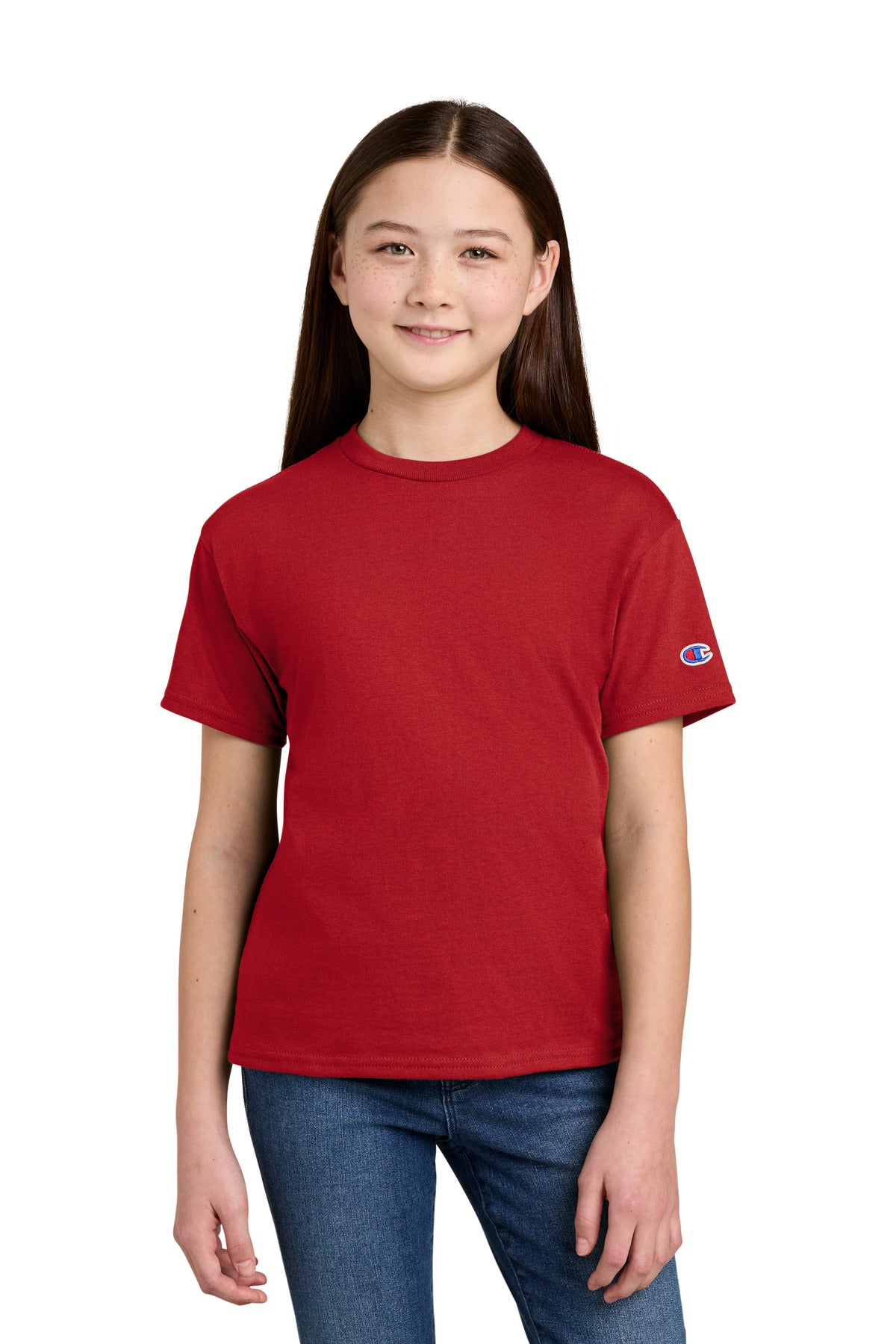 Champion® Youth Jersey Short Sleeve Tee CH1081