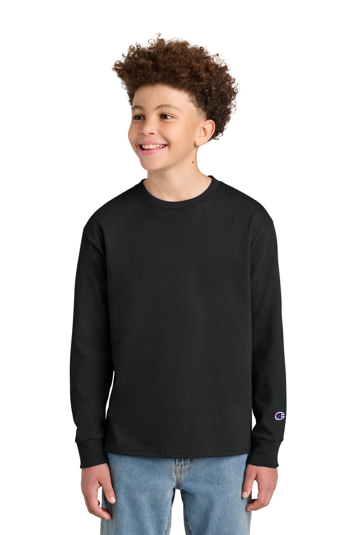 Champion® Youth Jersey Long Sleeve Tee CH1751