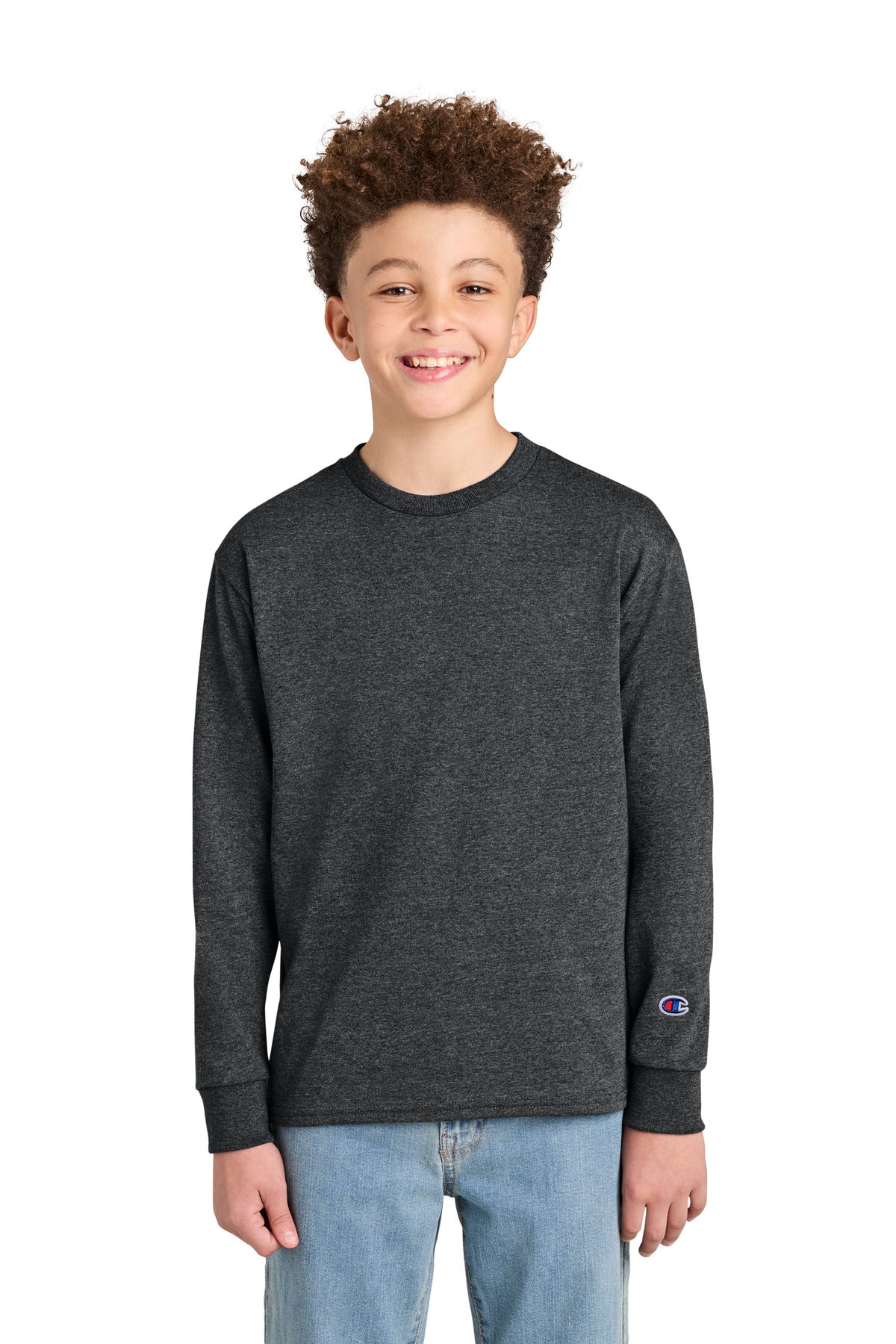 Champion® Youth Jersey Long Sleeve Tee CH1751