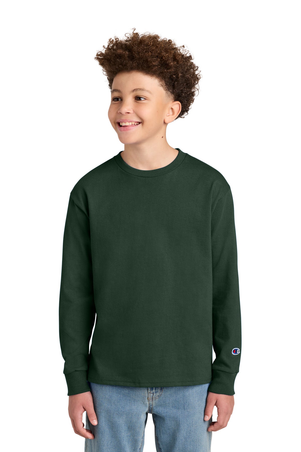 Champion® Youth Jersey Long Sleeve Tee CH1751