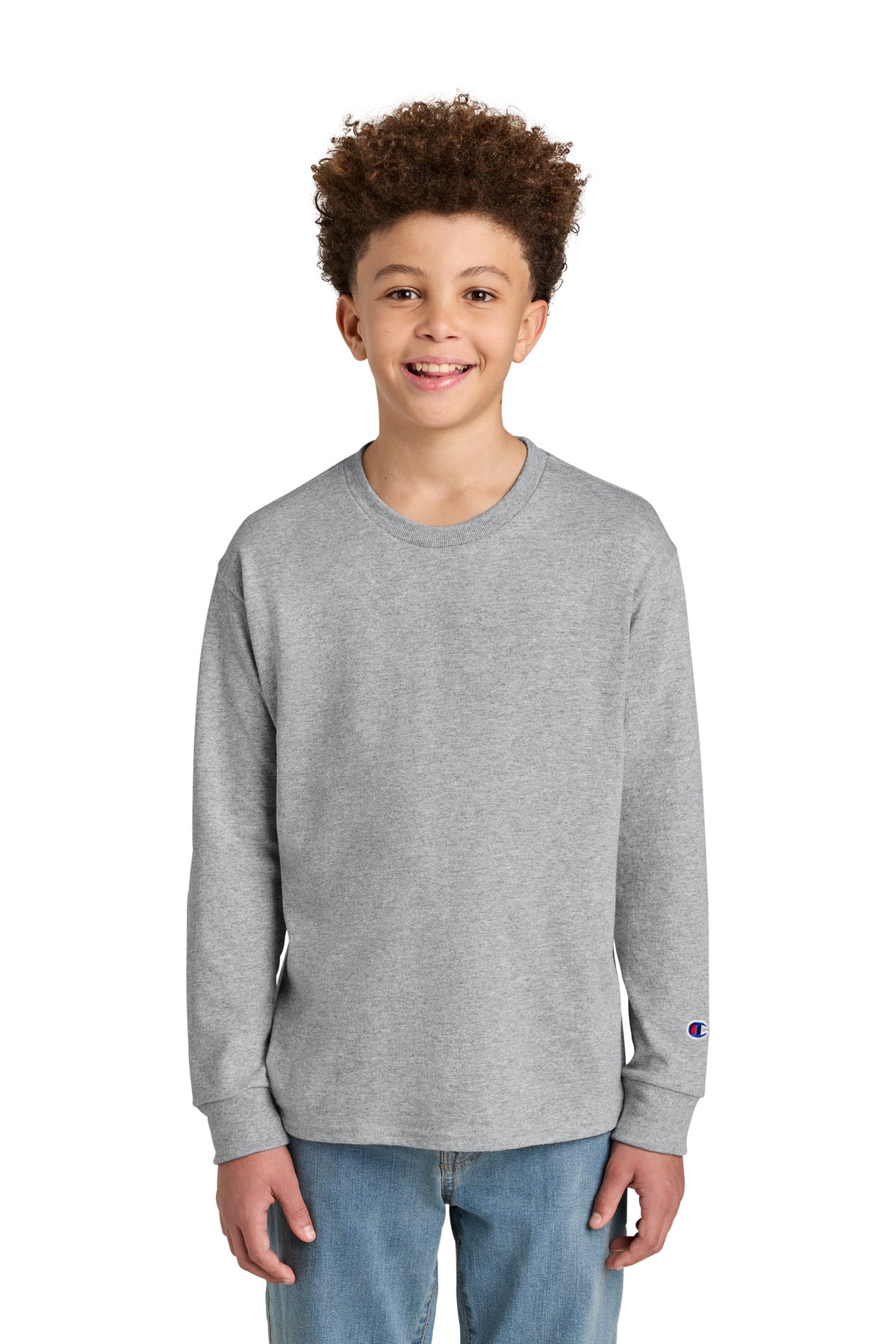 Champion® Youth Jersey Long Sleeve Tee CH1751