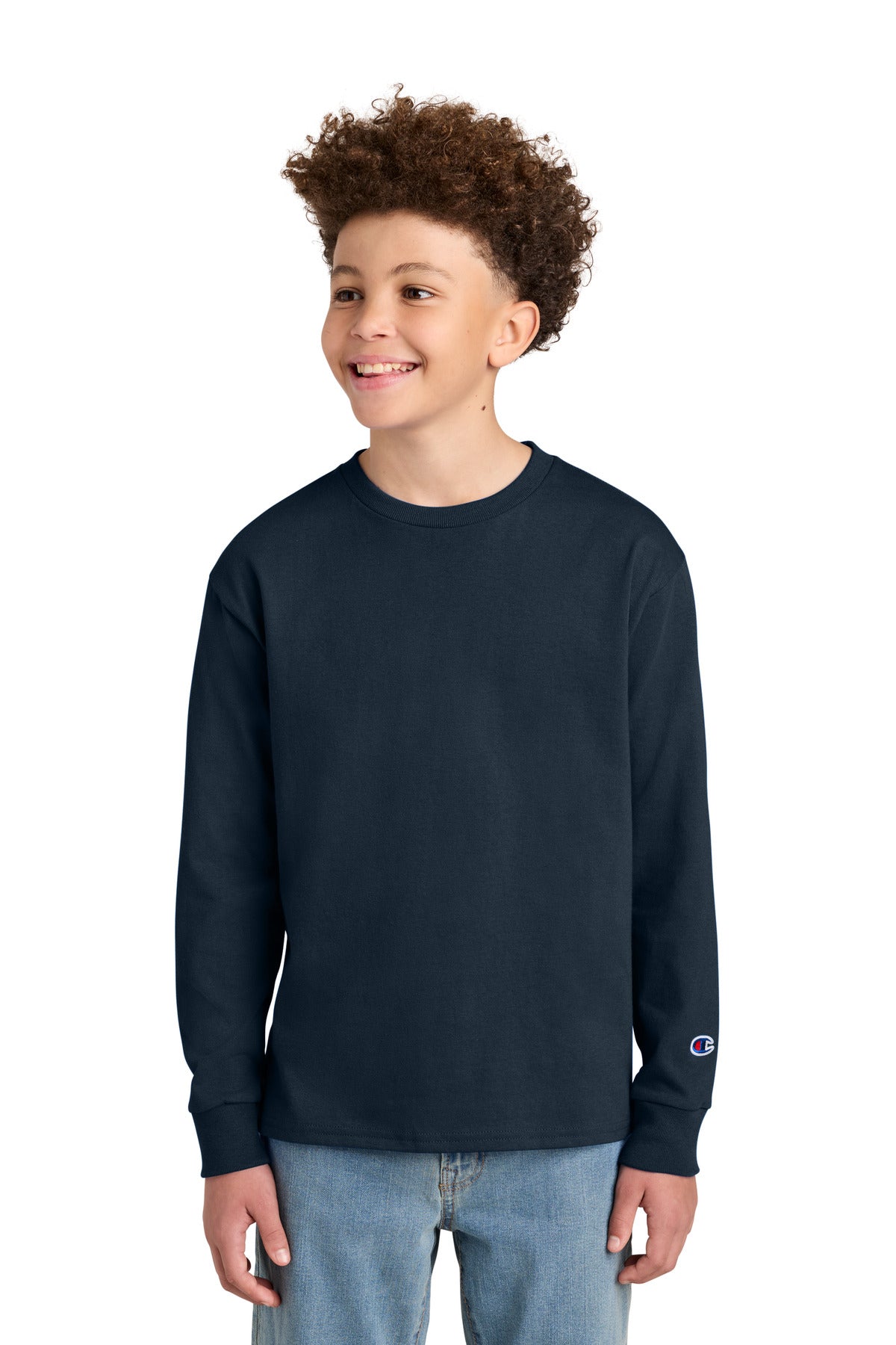 Champion® Youth Jersey Long Sleeve Tee CH1751