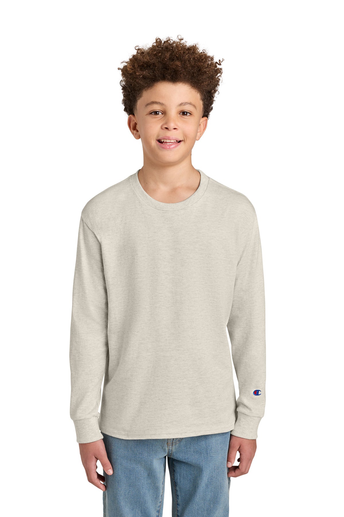 Champion® Youth Jersey Long Sleeve Tee CH1751