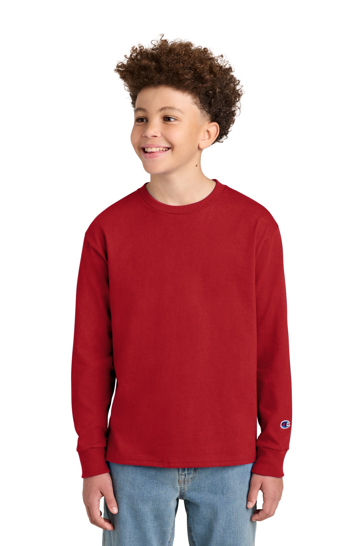 Champion® Youth Jersey Long Sleeve Tee CH1751