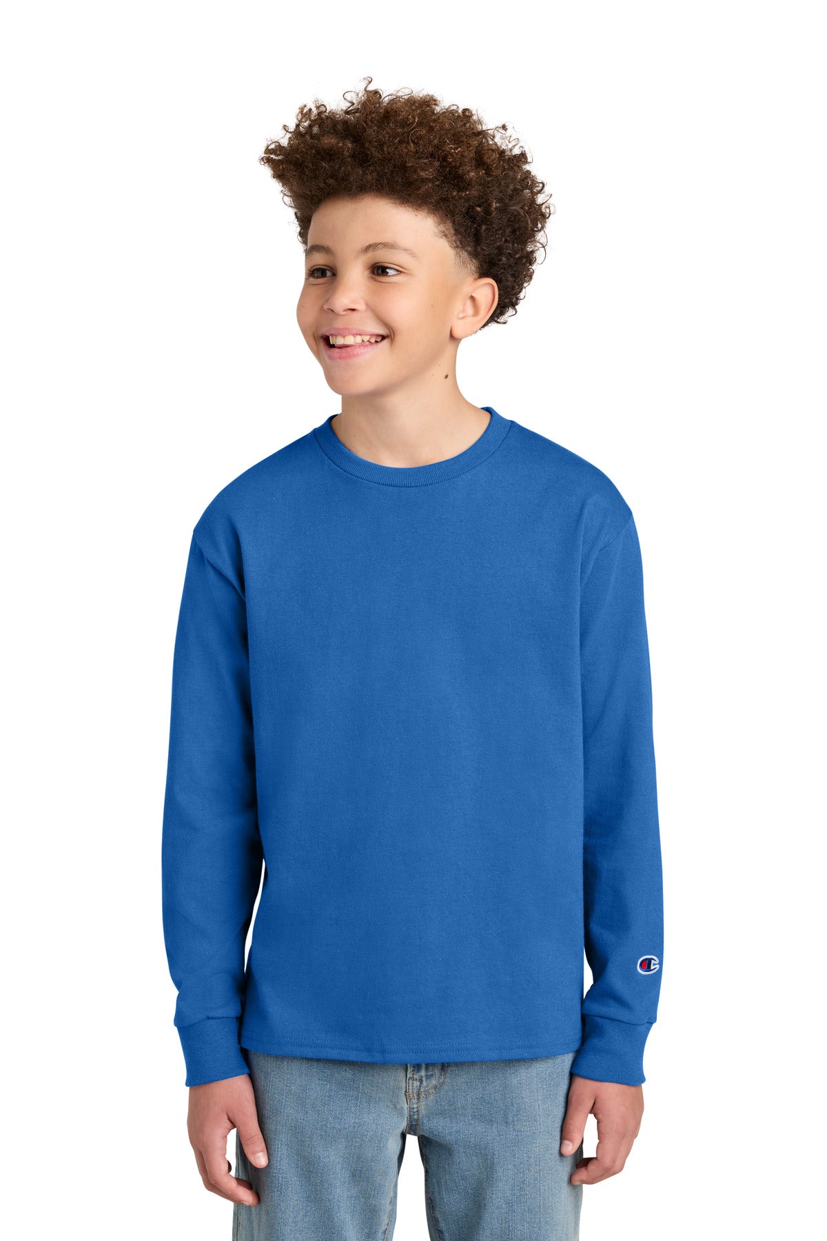 Champion® Youth Jersey Long Sleeve Tee CH1751