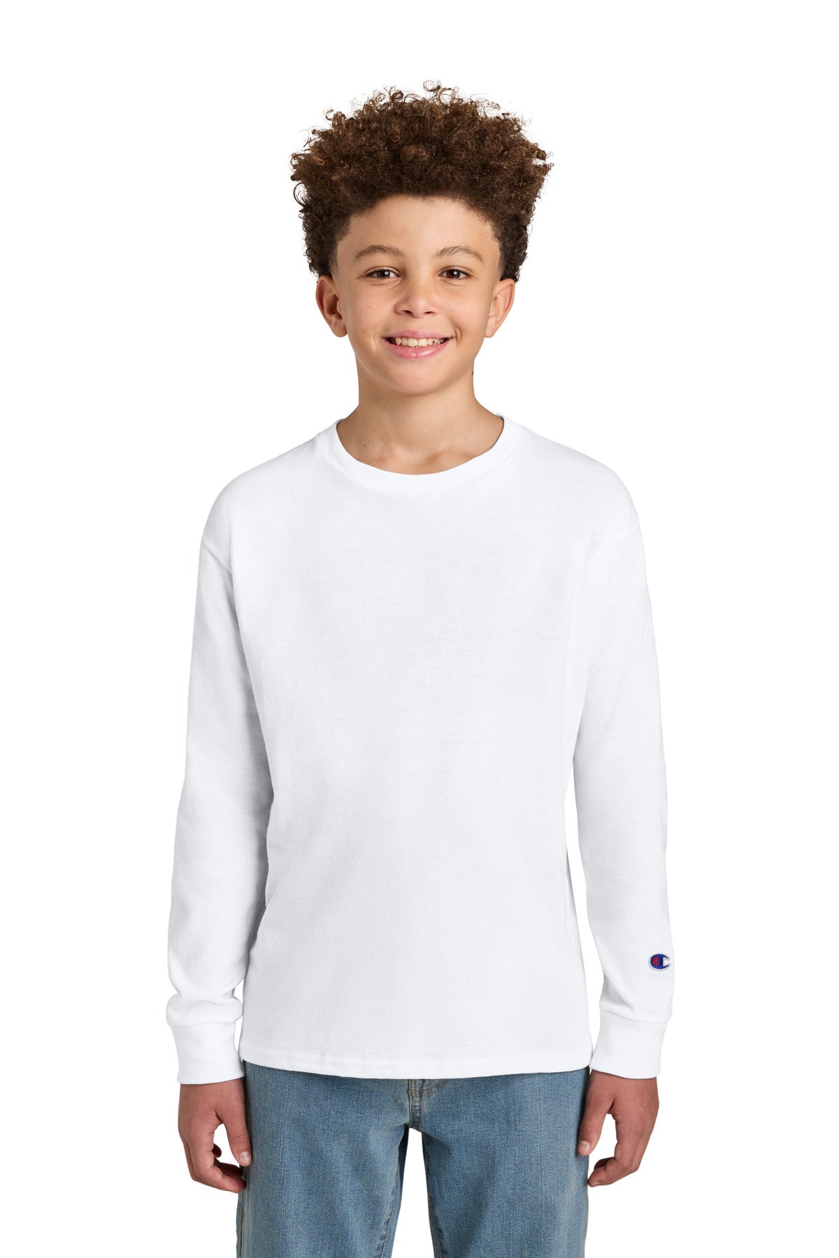 Champion® Youth Jersey Long Sleeve Tee CH1751