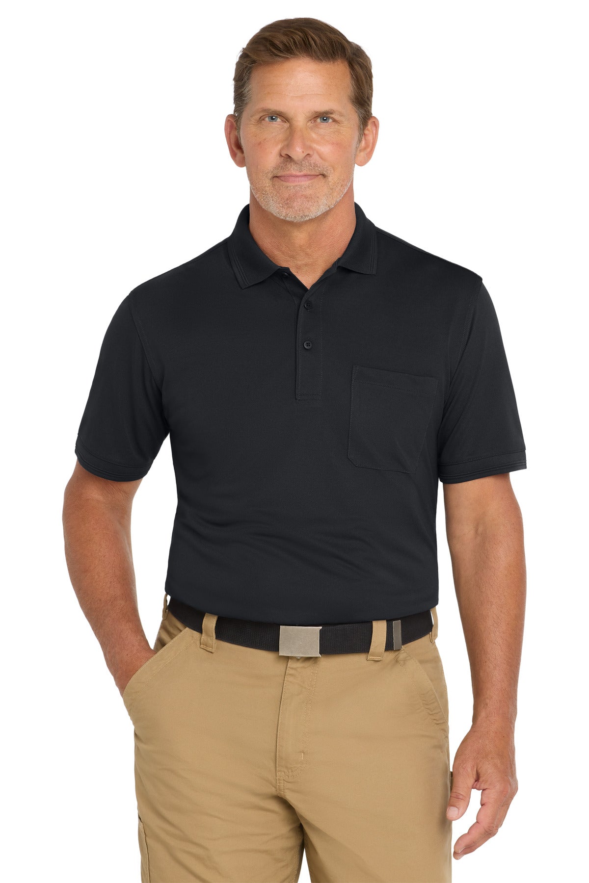 CornerStone ® Industrial Snag-Proof Pique Pocket Polo. CS4020P