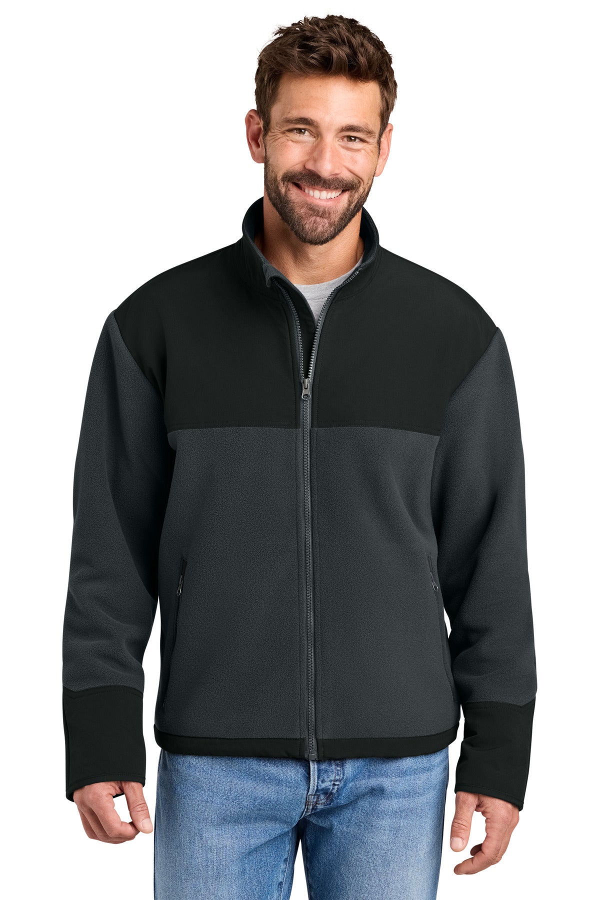 CornerStone® Fleece Overlay Jacket CSF750