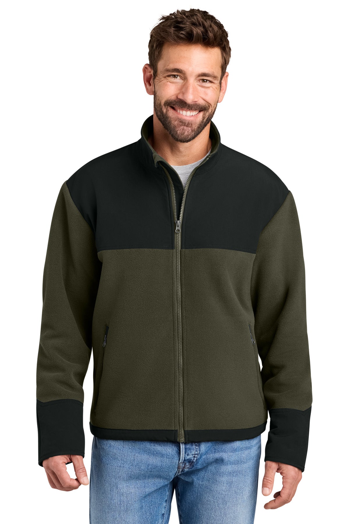 CornerStone® Fleece Overlay Jacket CSF750