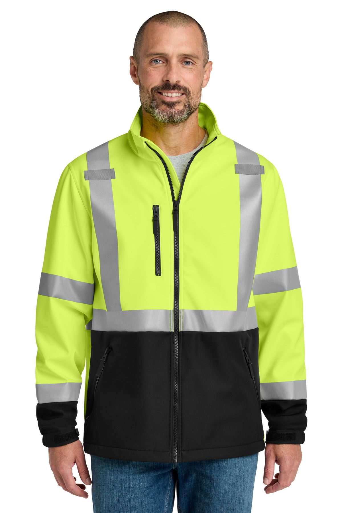 CornerStone® ANSI 107 Class 3 Soft Shell Jacket CSJ503