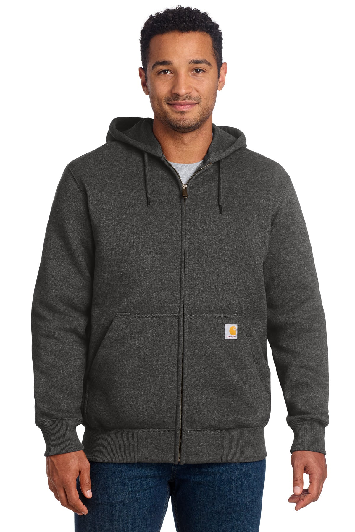 Carhartt ® Rain Defender ® Paxton Heavyweight Hooded Zip-Front Sweatshirt. CT100614