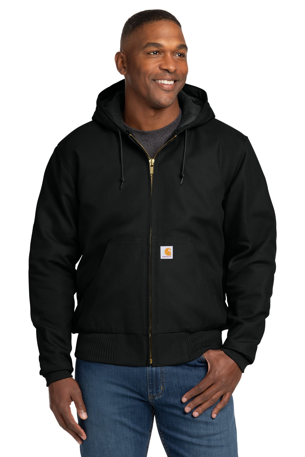 Carhartt ® Quilted-Flanne-Lined Duck Active Jac. CT106677