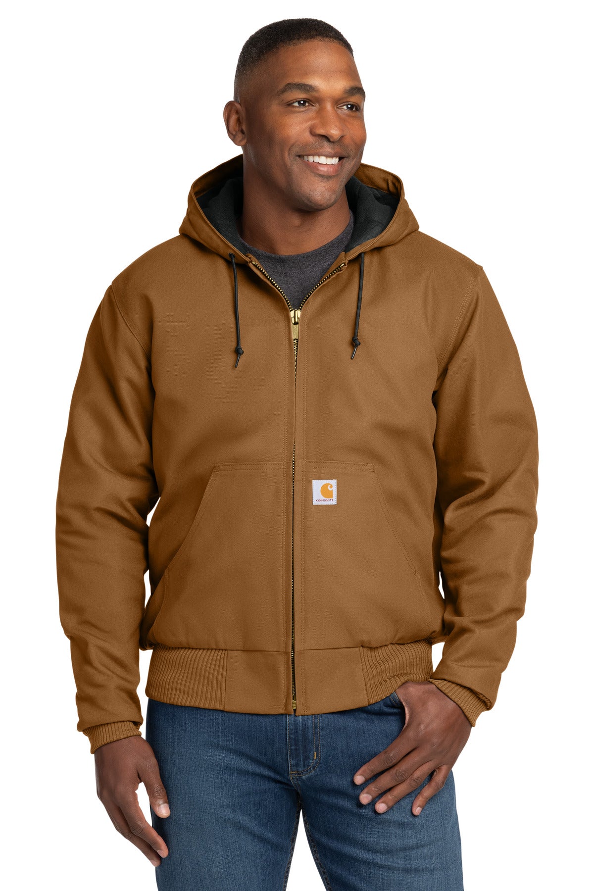 Carhartt ® Quilted-Flanne-Lined Duck Active Jac. CT106677