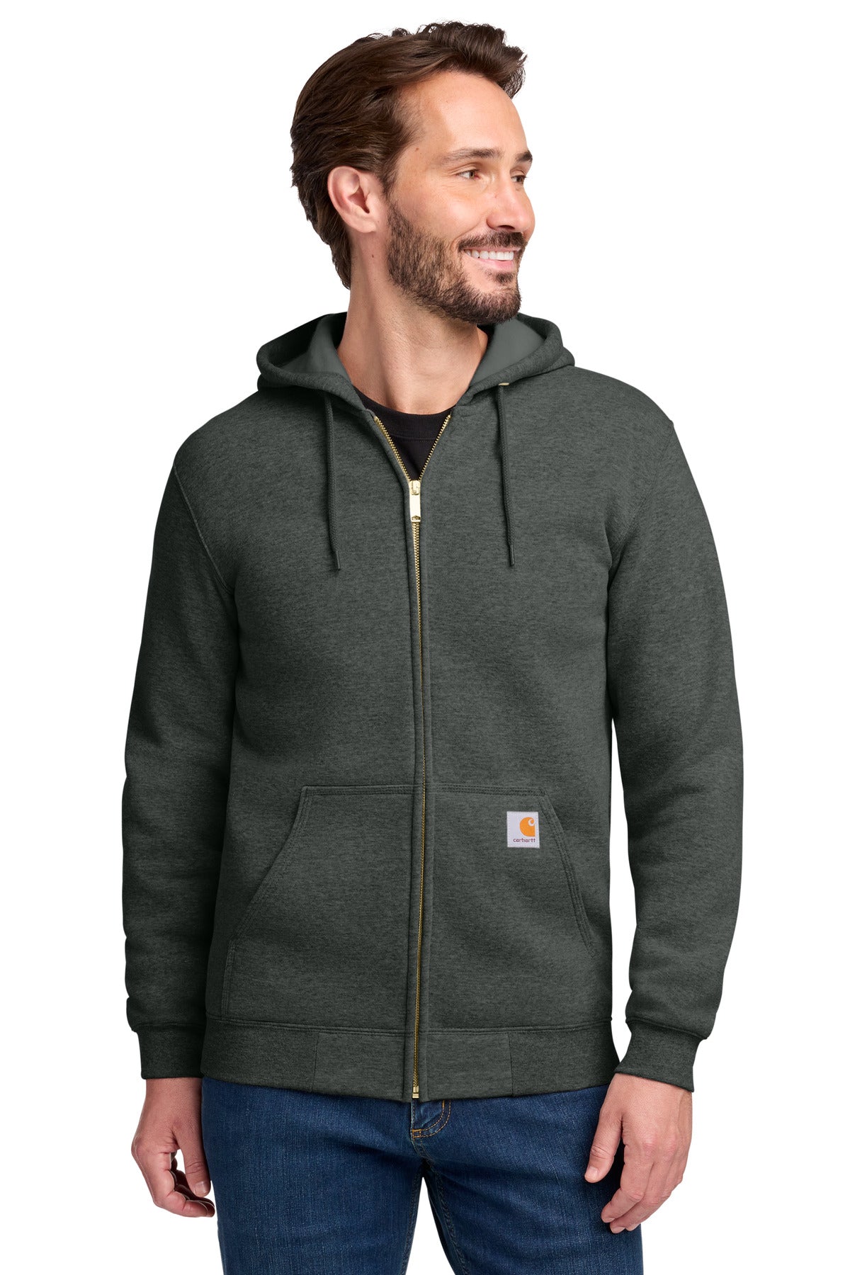 Carhartt ® Midweight Hooded Zip-Front Sweatshirt. CTK122