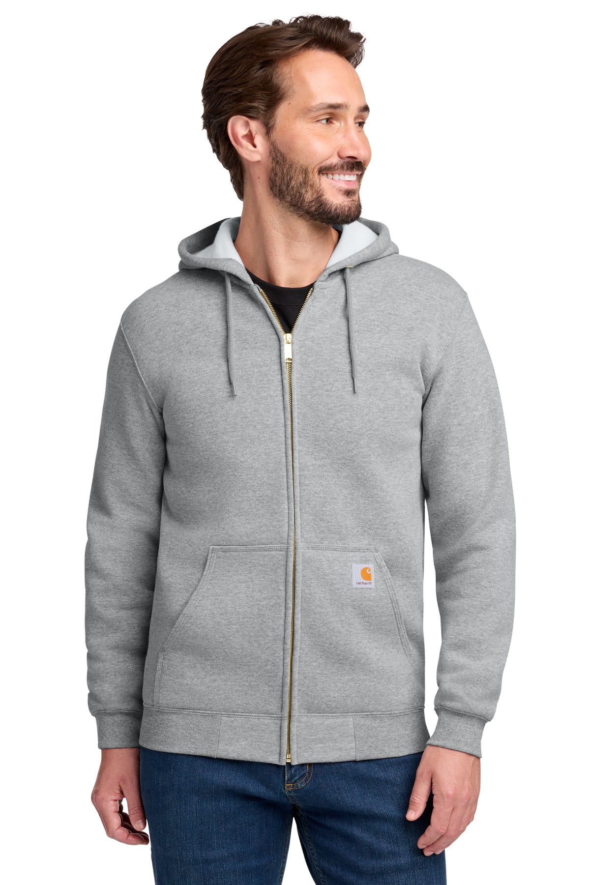 Carhartt ® Midweight Hooded Zip-Front Sweatshirt. CTK122