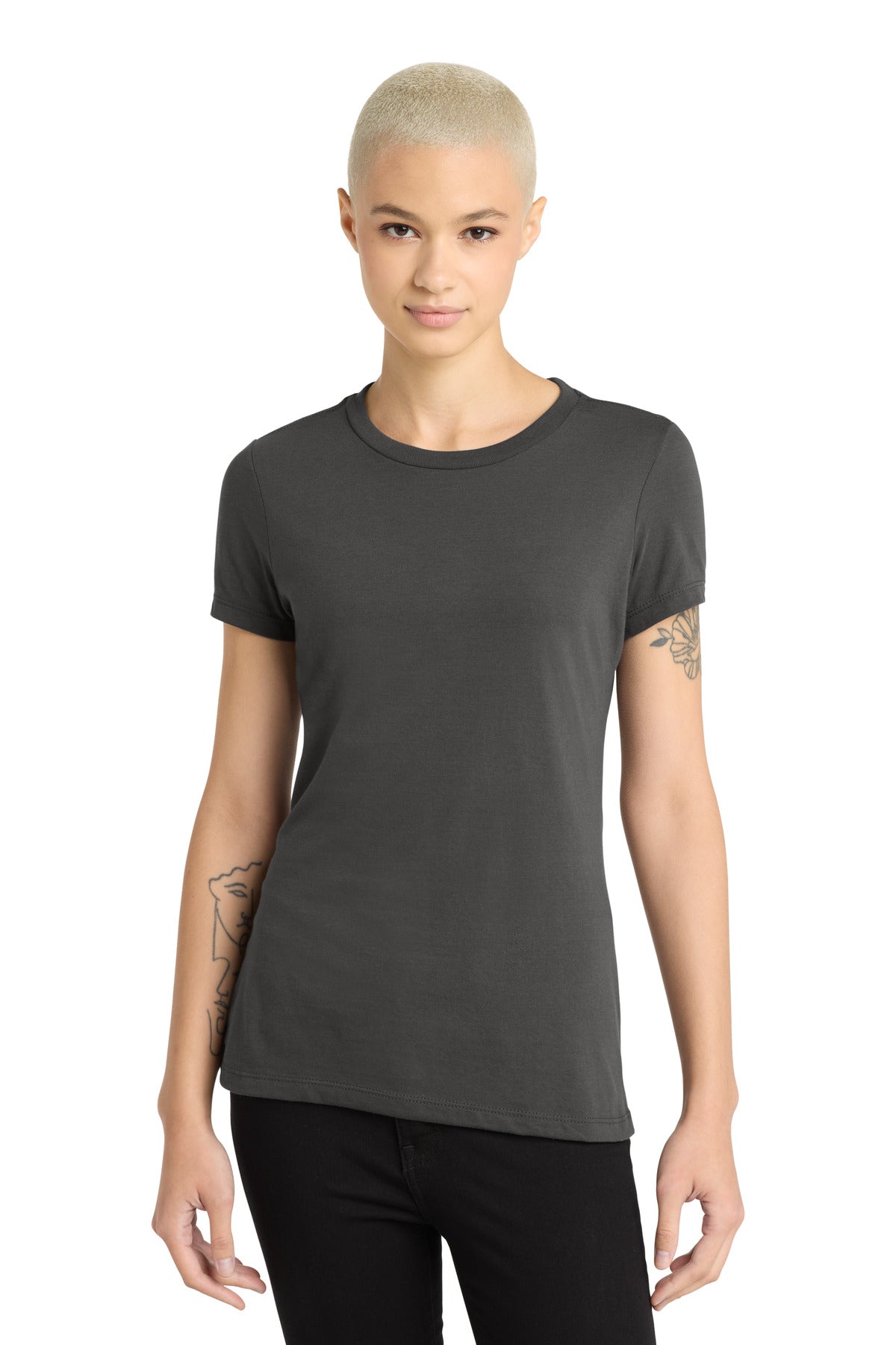 District ® Women's Perfect Blend® CVC Tee. DM108L