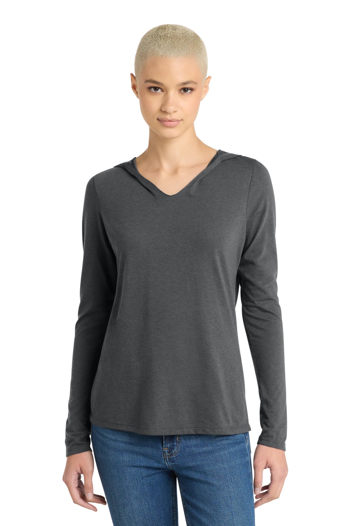 District® Women's Perfect Tri® Long Sleeve Hoodie. DM139L