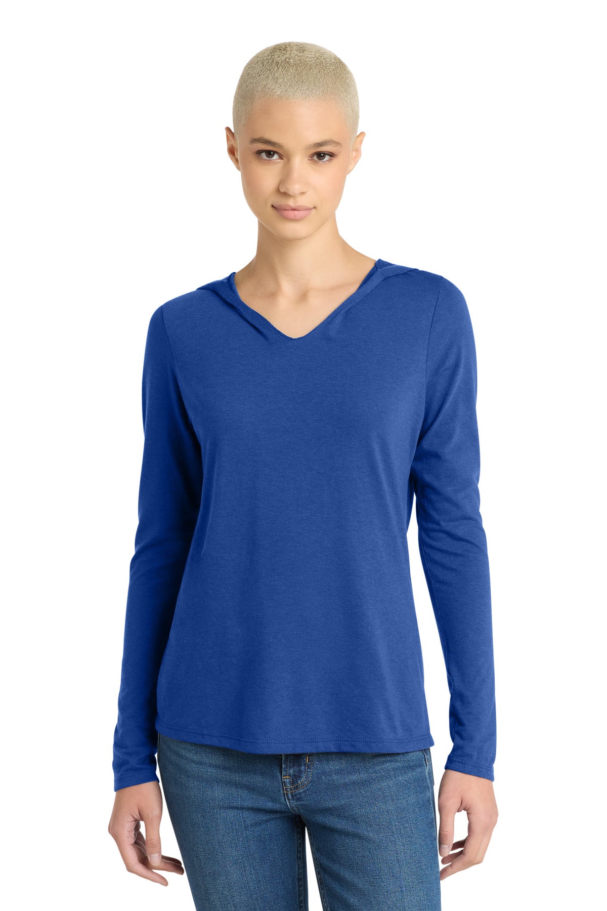 District® Women's Perfect Tri® Long Sleeve Hoodie. DM139L