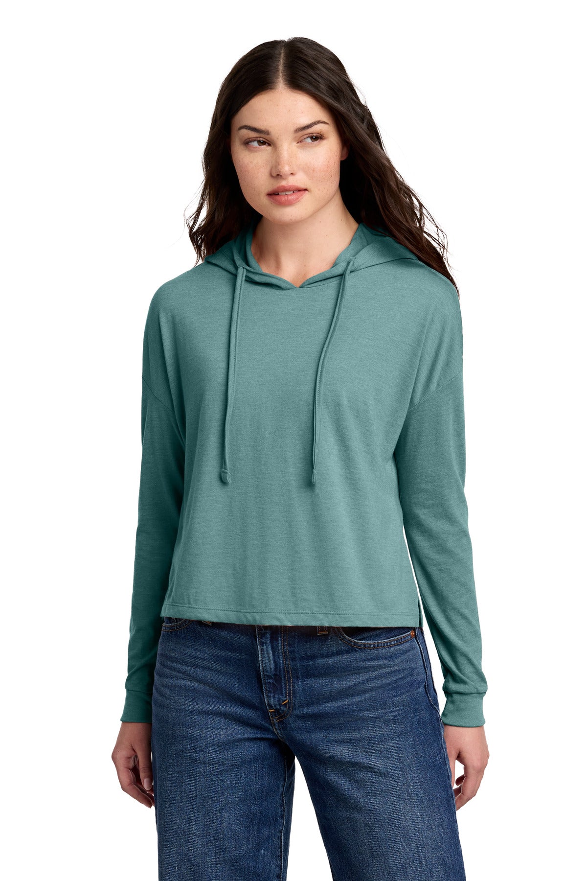 District® Women's Perfect Tri® Midi Long Sleeve Hoodie DT1390L