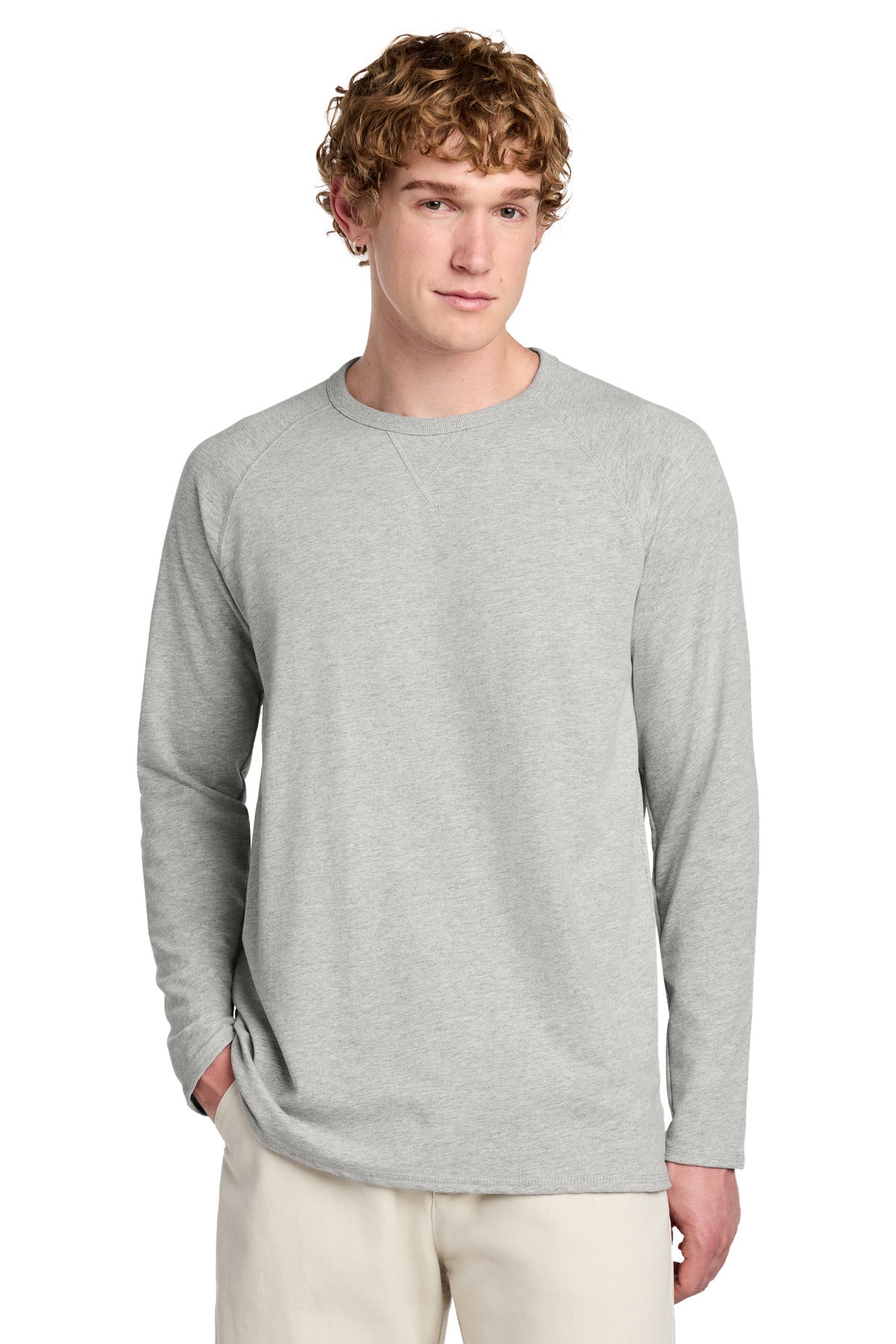 District® Featherweight French Terry™ Long Sleeve Crewneck DT572