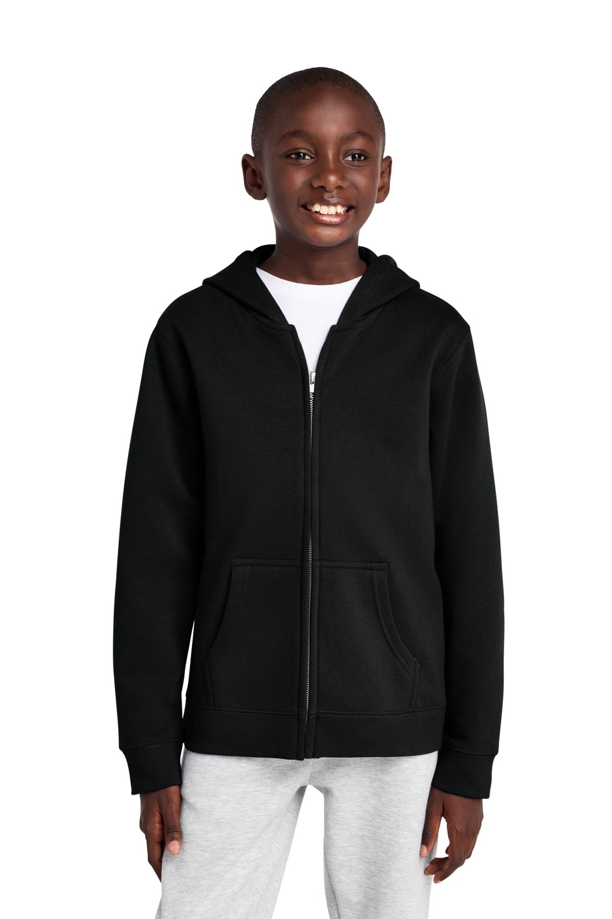 District® Youth V.I.T.™ Fleece Full-Zip Hoodie DT6102Y