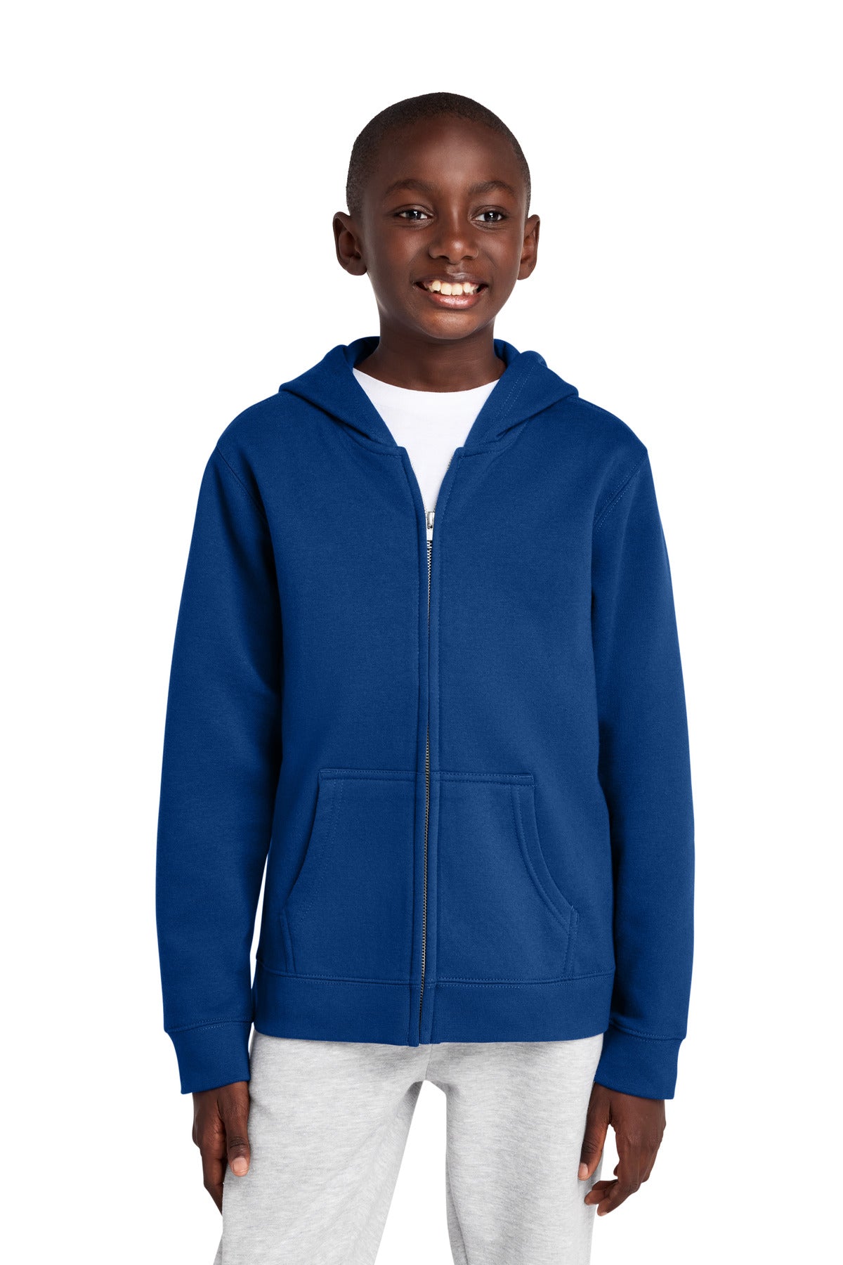 District® Youth V.I.T.™ Fleece Full-Zip Hoodie DT6102Y